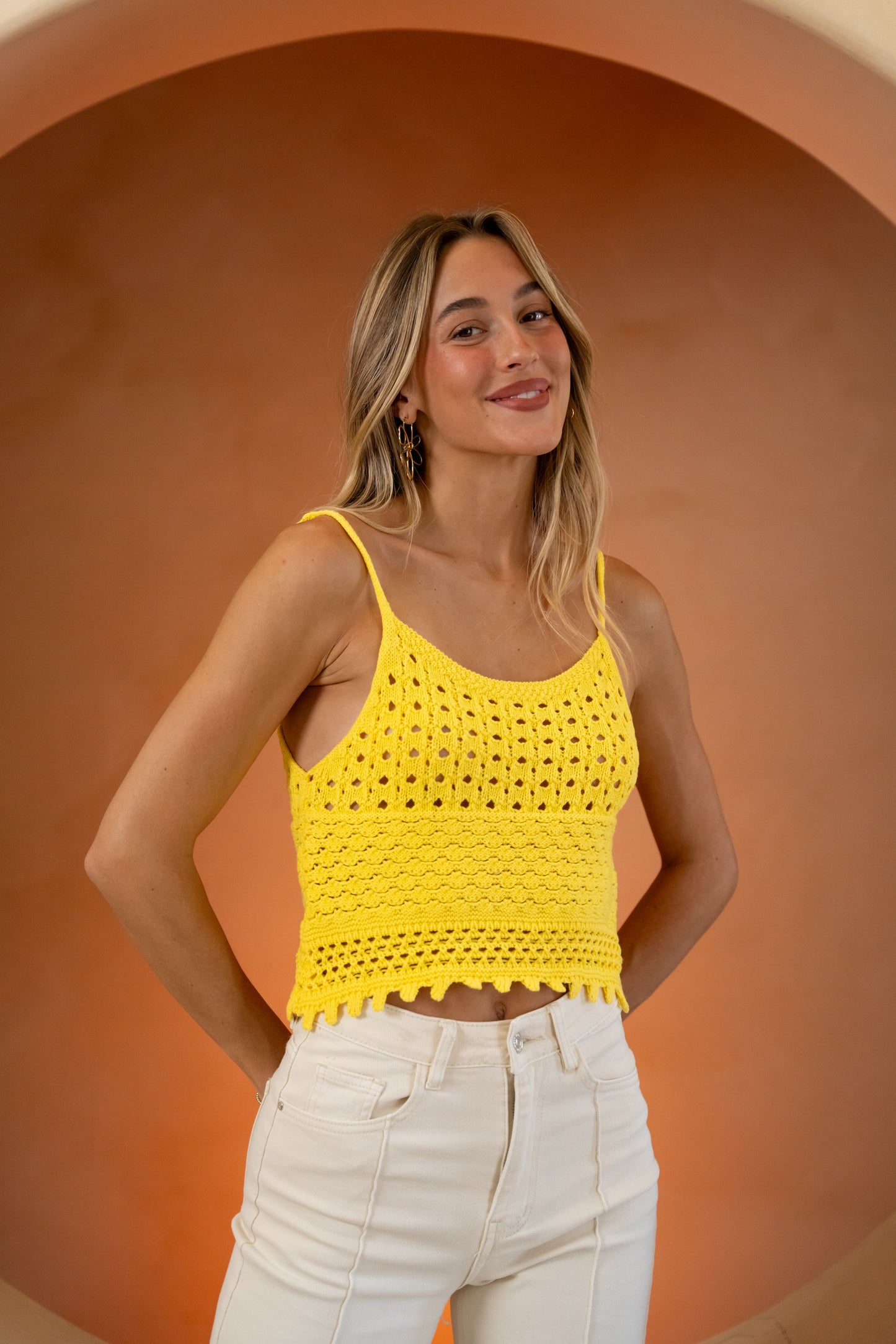 Yellow Duffy Top