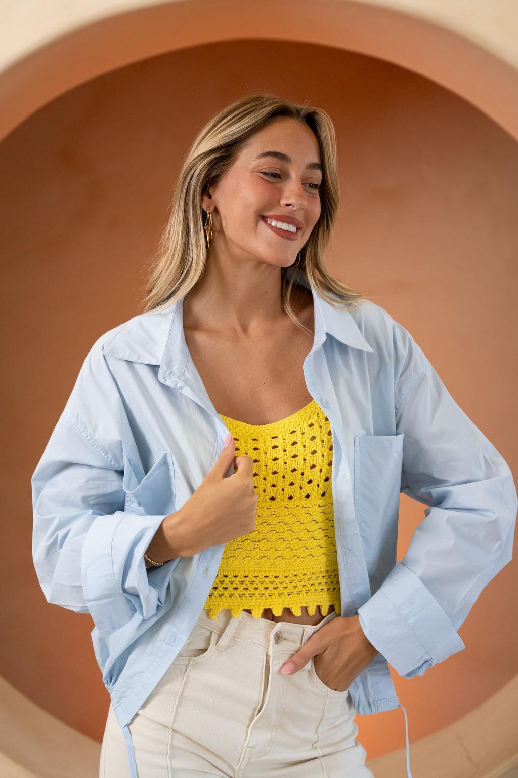 Yellow Duffy Top | Easy Clothes North America