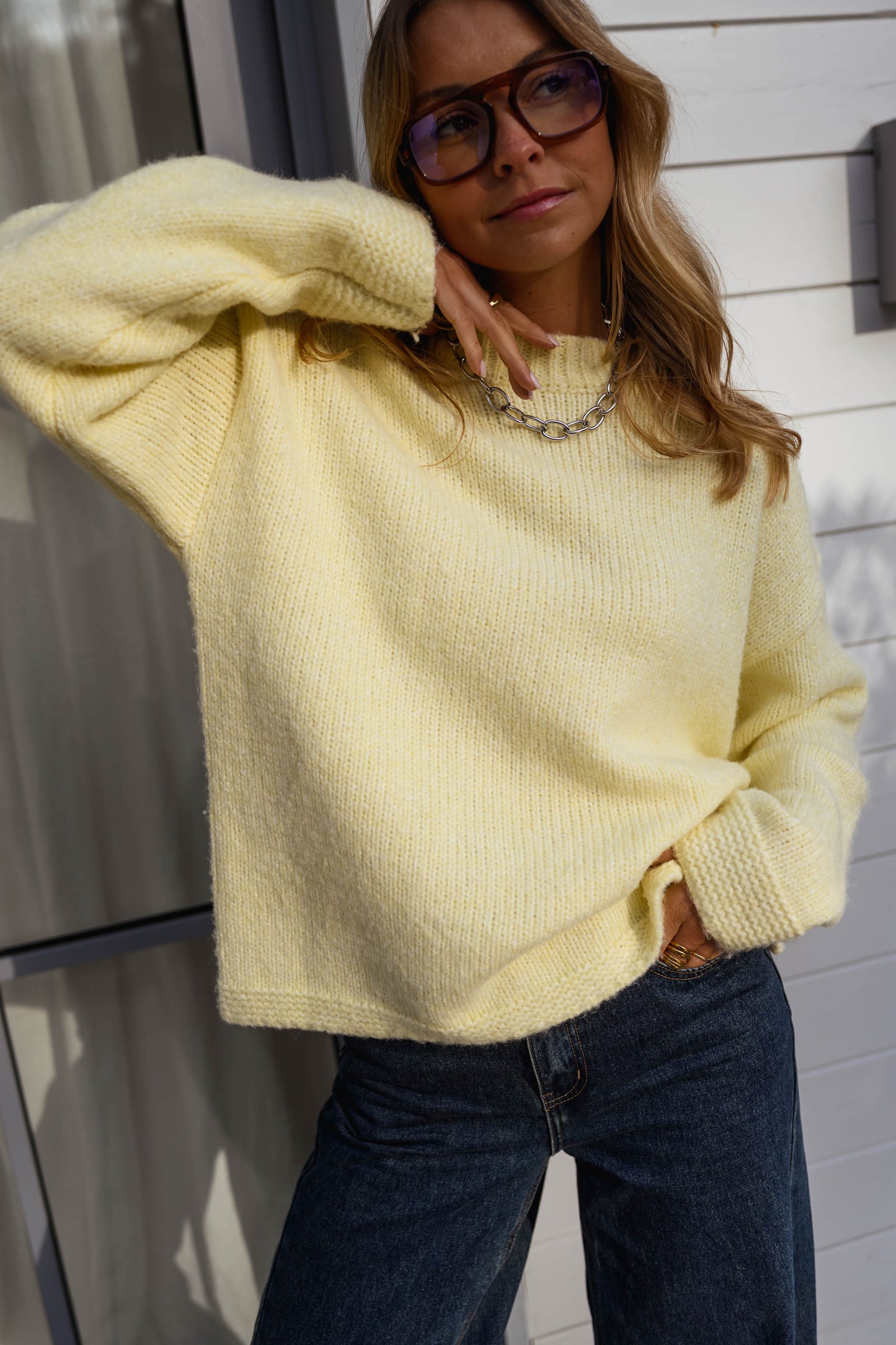 Yellow Elisa Sweater
