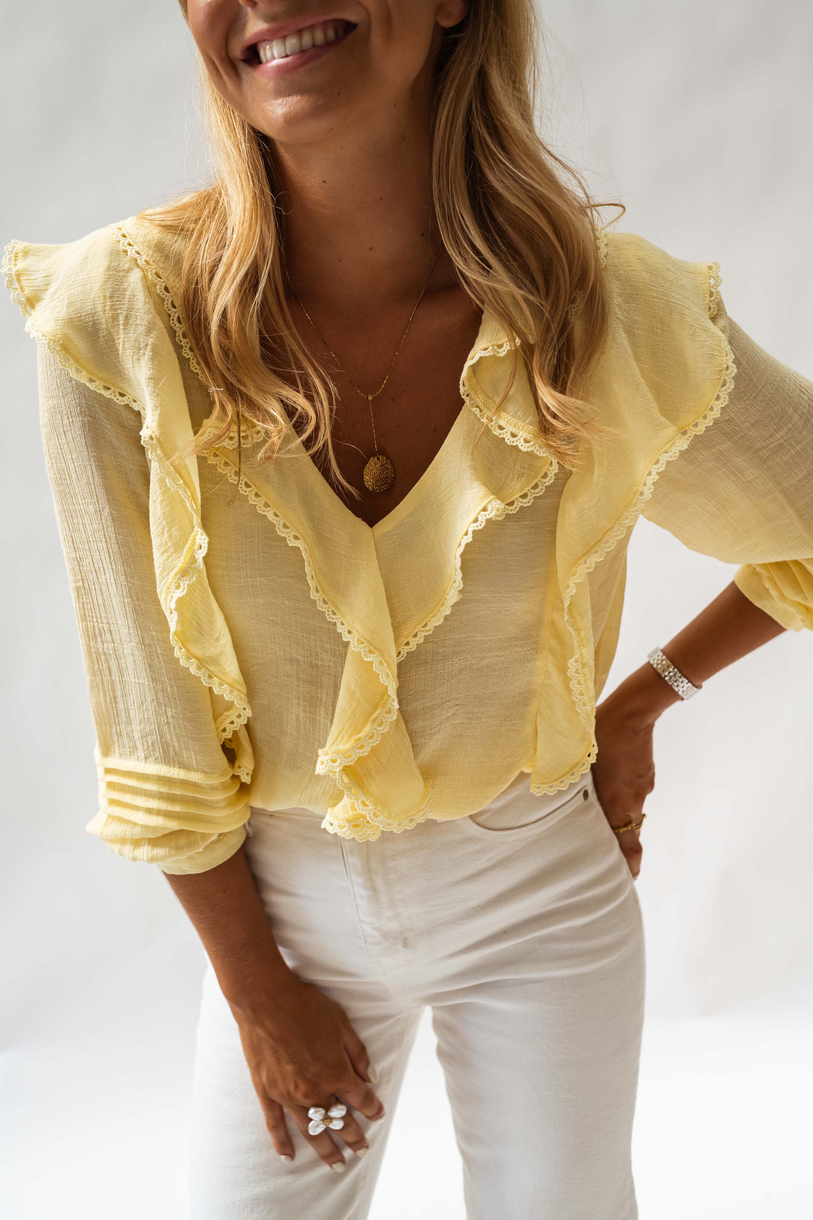 Yellow Sophie Blouse