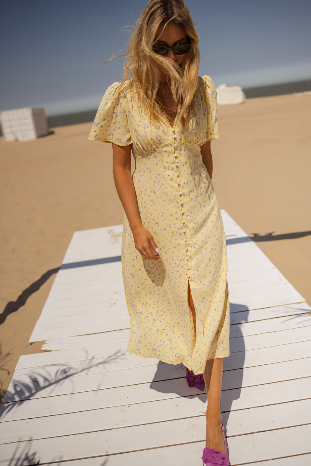Yellow Sutton Dress – Easy Clothes North America