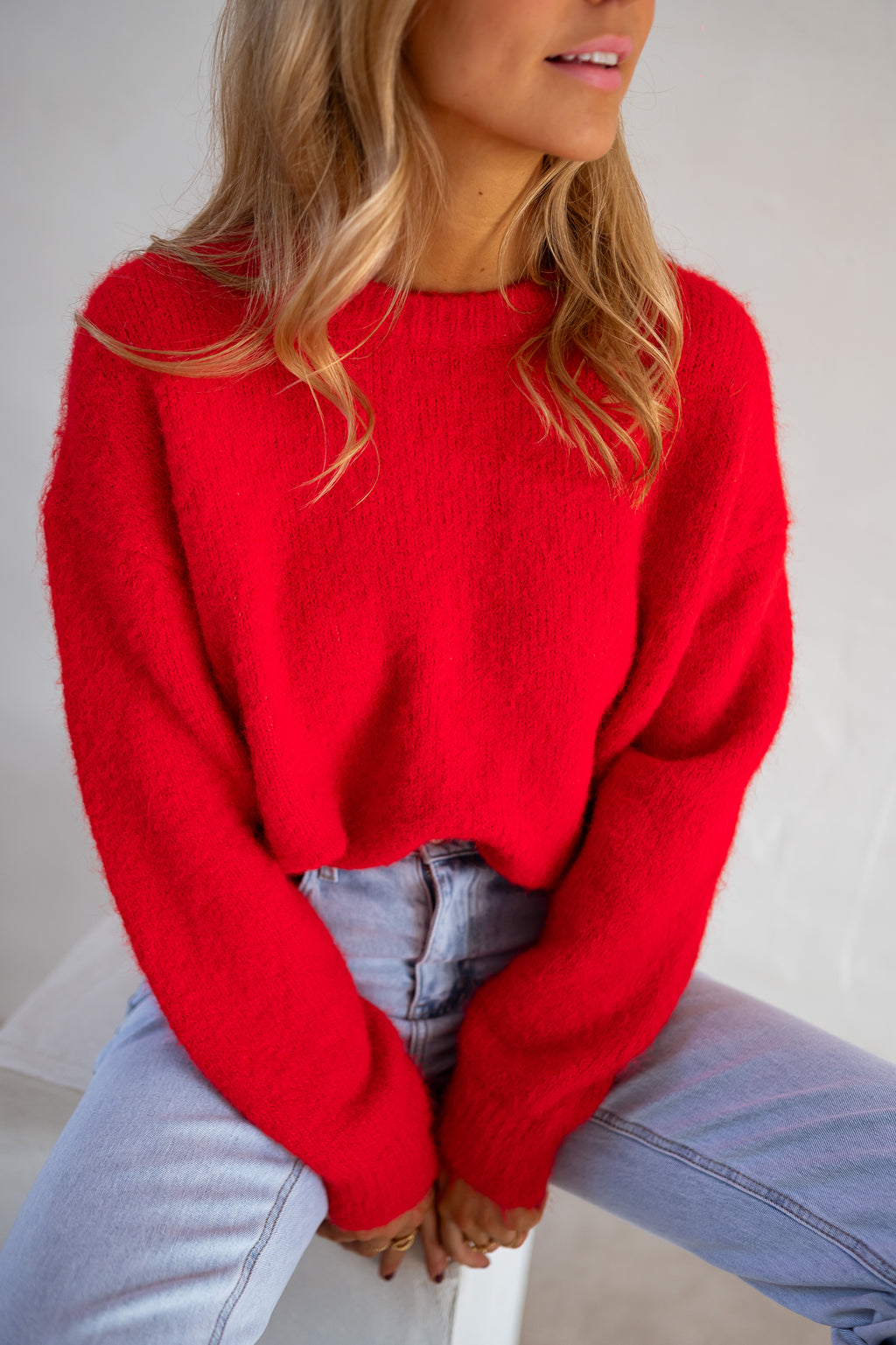 Red Melania Sweater – Easy Clothes North America