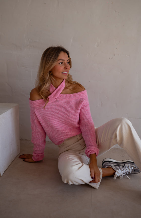 Pink Piper Sweater