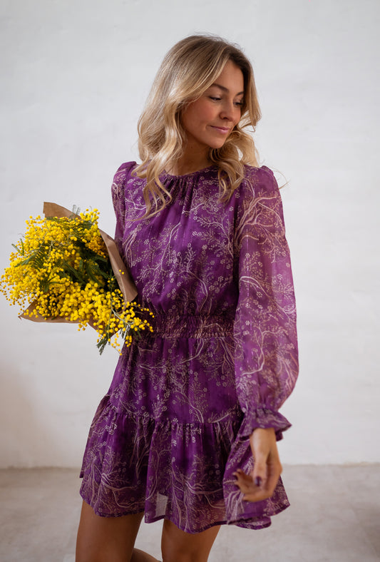 Purple Agnes Dress