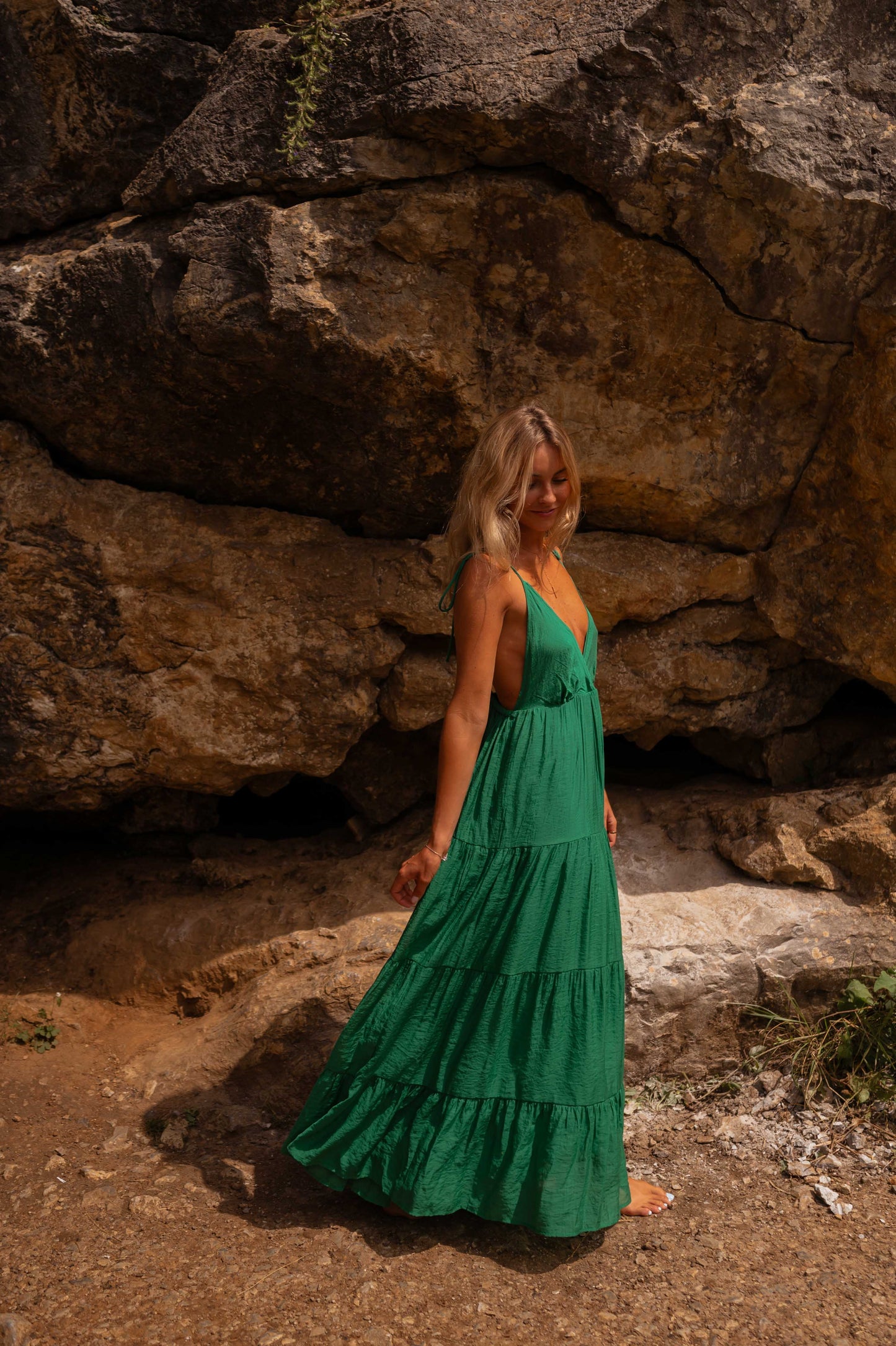 Green Olympe Dress