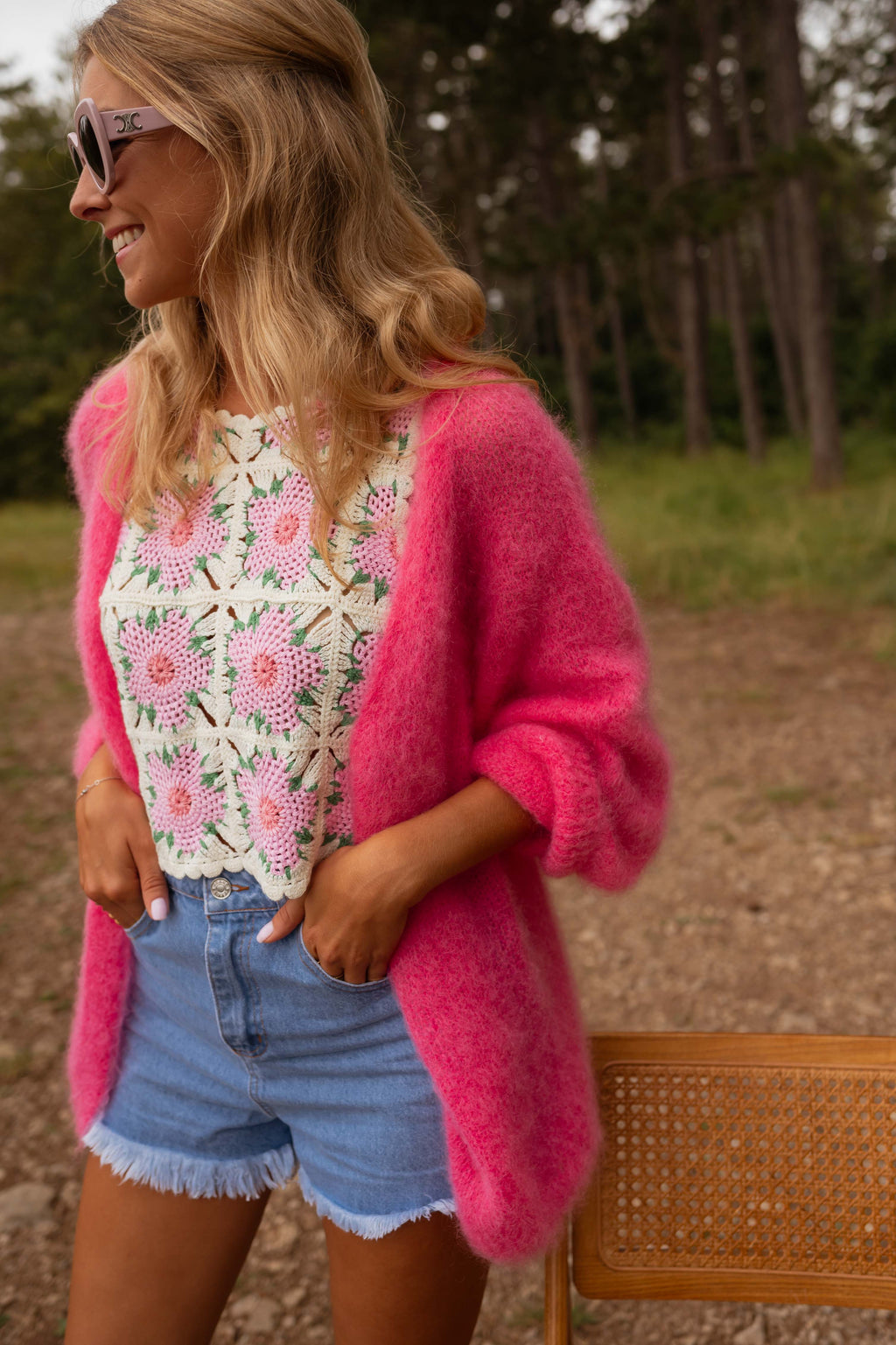 Ecru and Pink Alisha Top – Easy Clothes North America