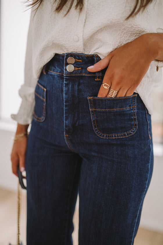 Dark Blue Hugues Jeans