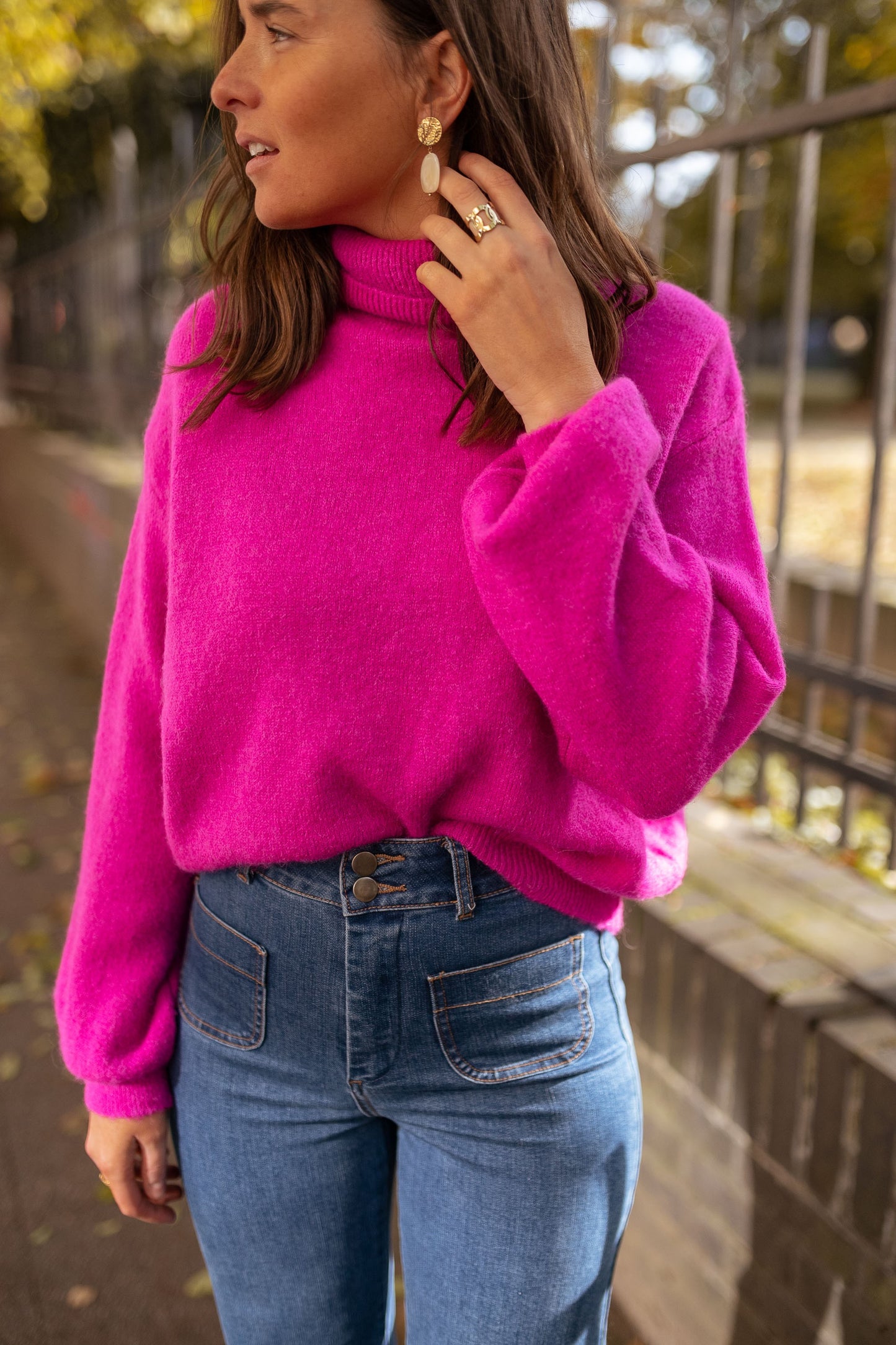 Pink Laurya Sweater - Easy Clothes North America