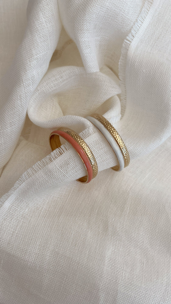 Gold and Pink Matta Bracelet