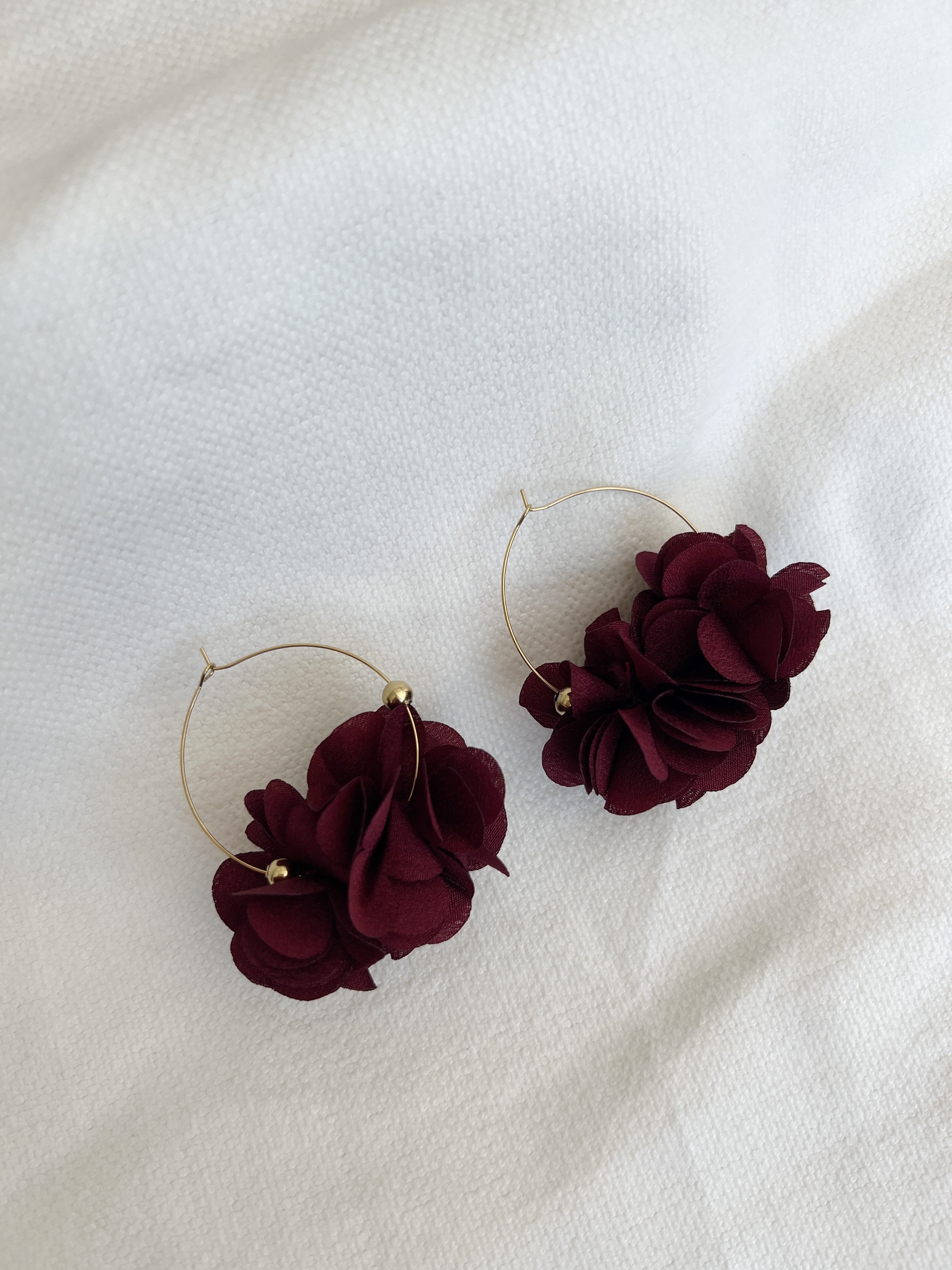 Burgundy Tamara Earrings