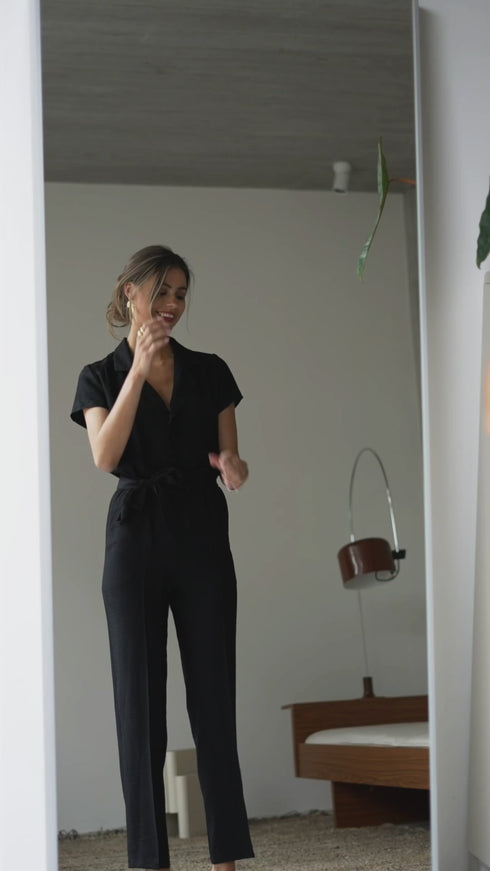 Black Rico Jumpsuit – Easy Clothes North America