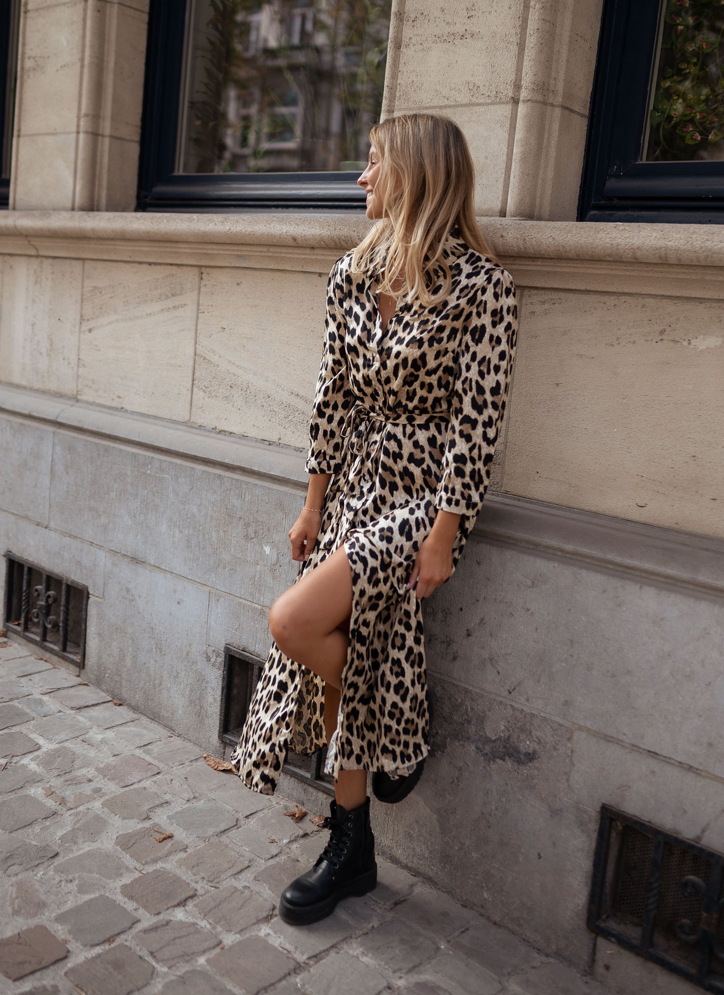 Leopard Fanely Maxi Dress