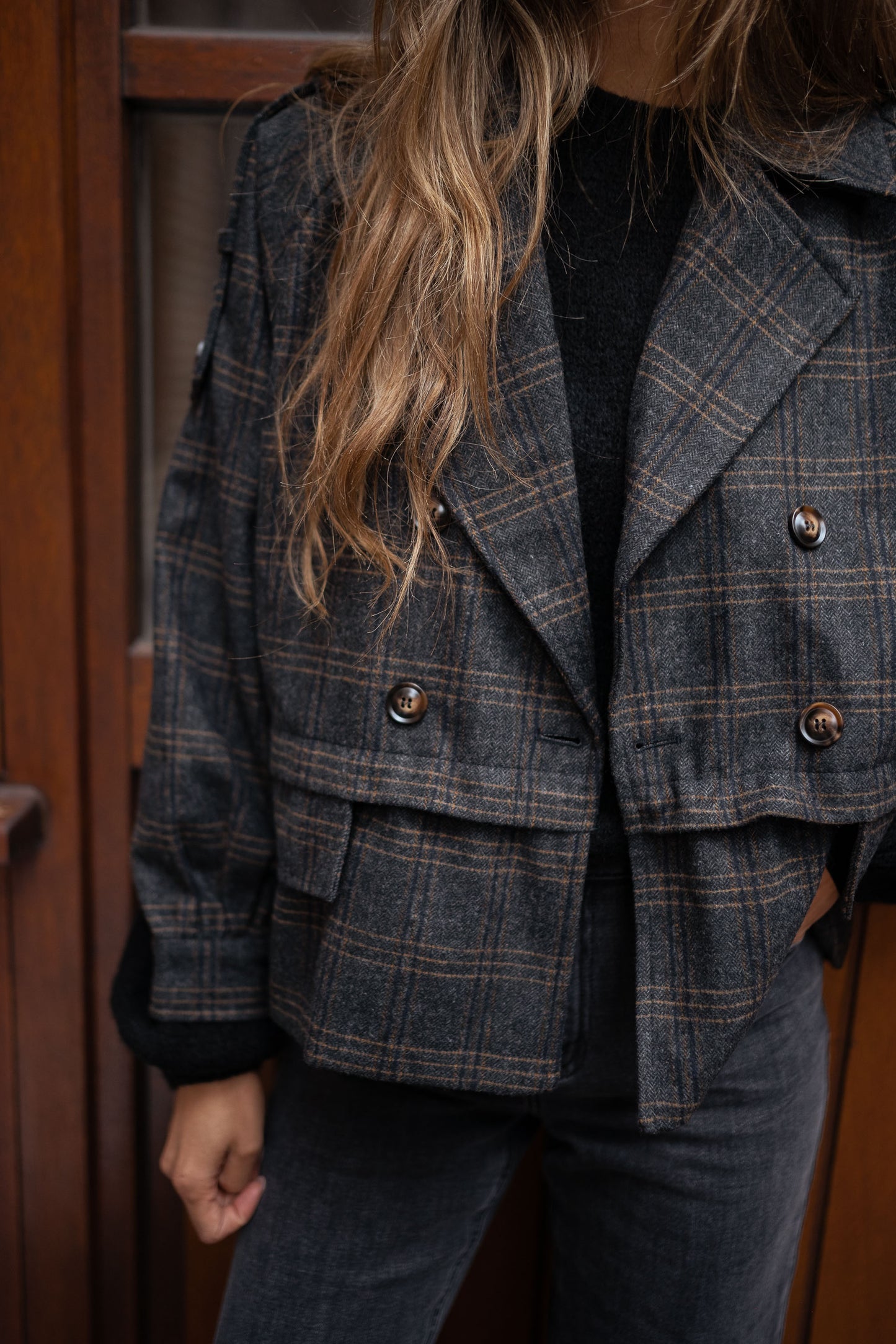 Checkered Edna Jacket