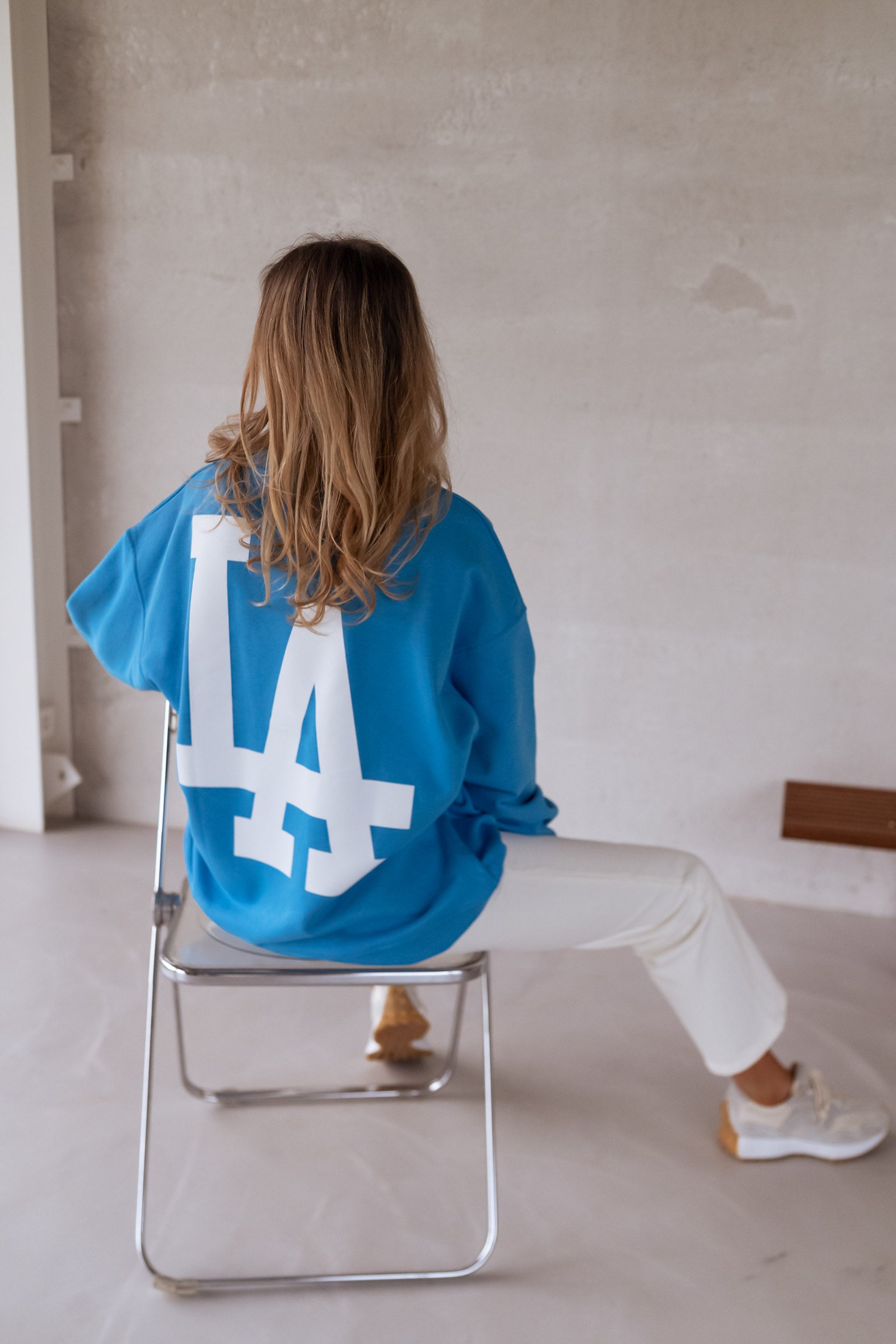 Blue Los Angeles Sweater