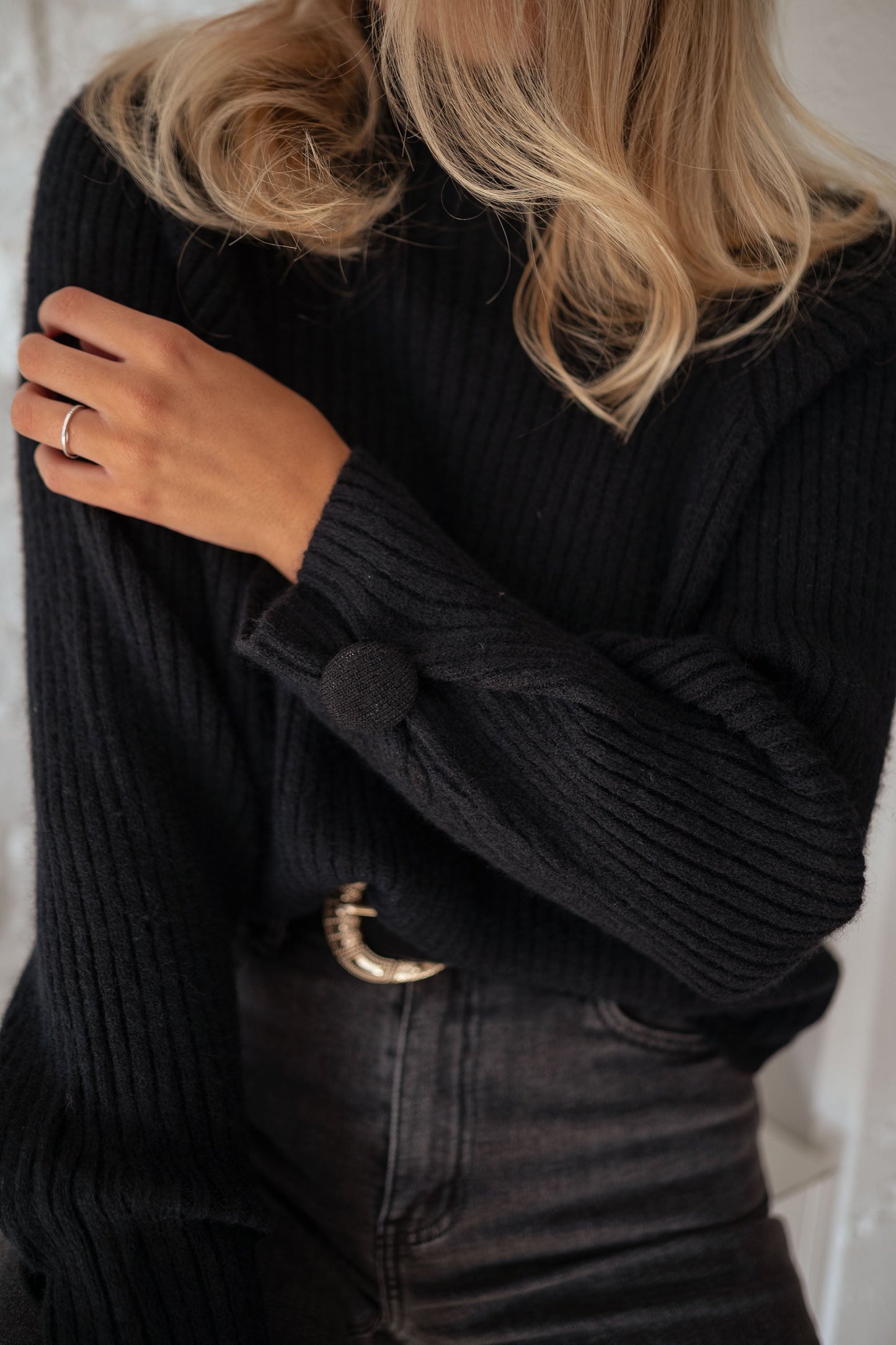 Black Dune Sweater