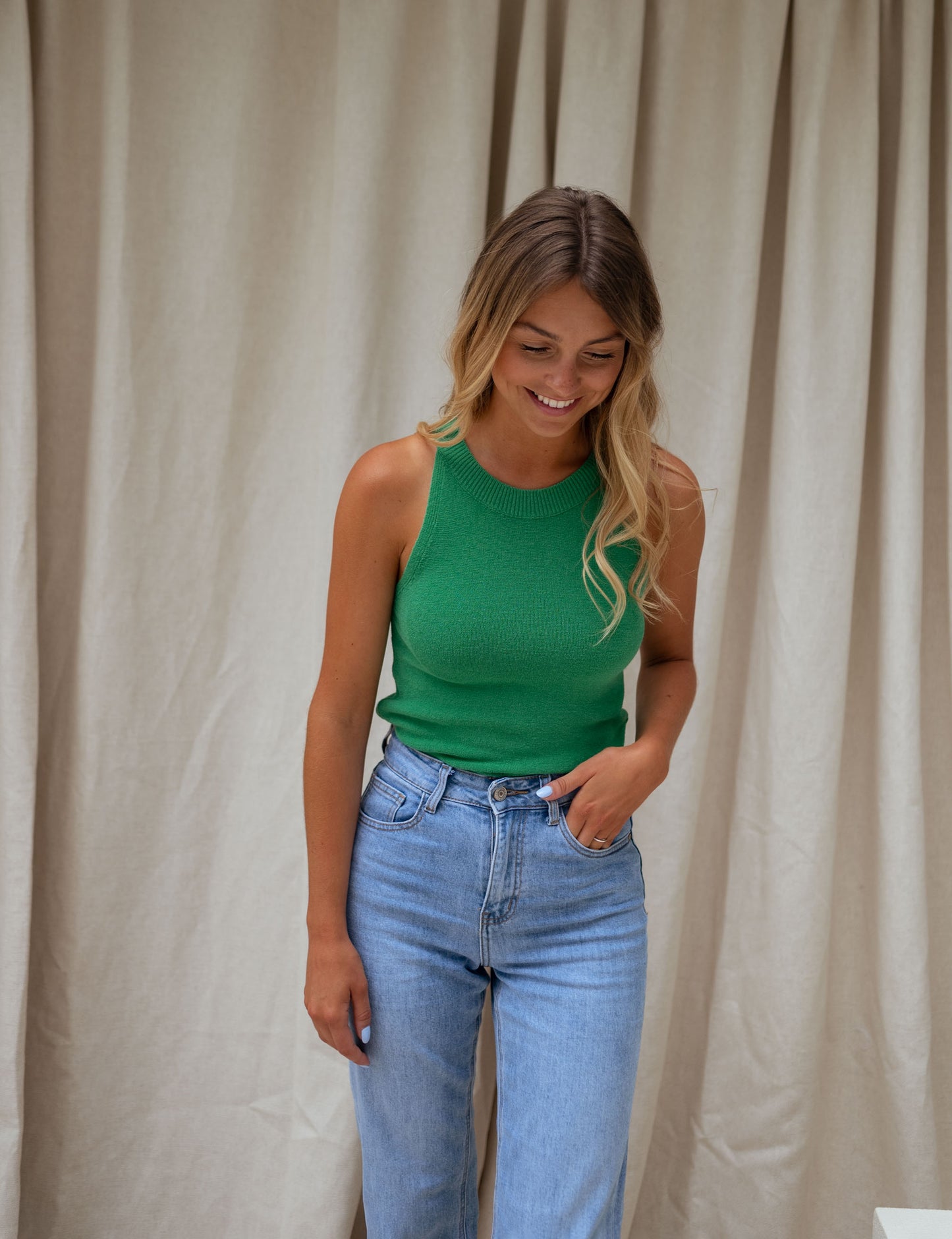 Green Spencer Tank Top