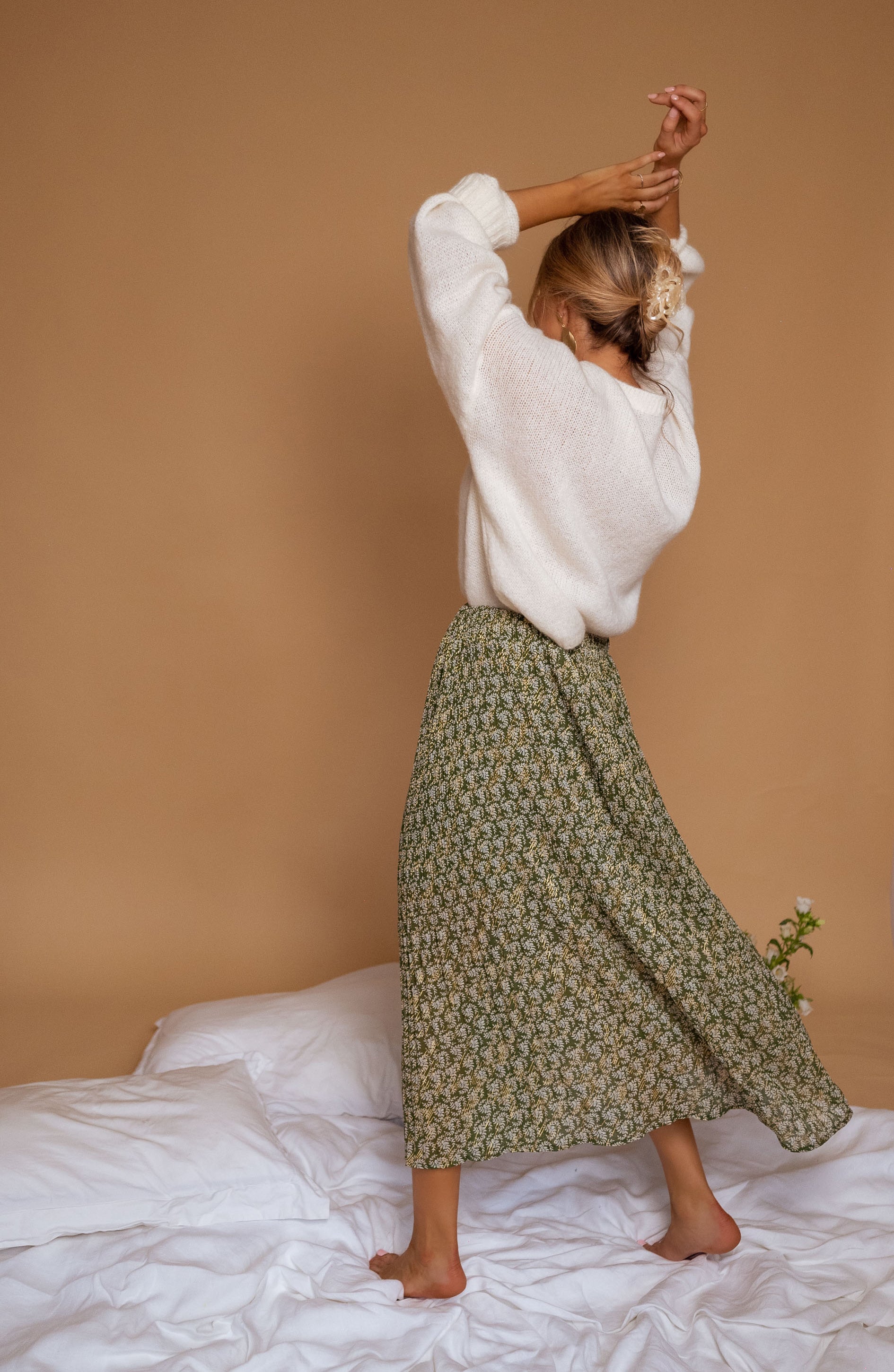 Green Moriane Skirt