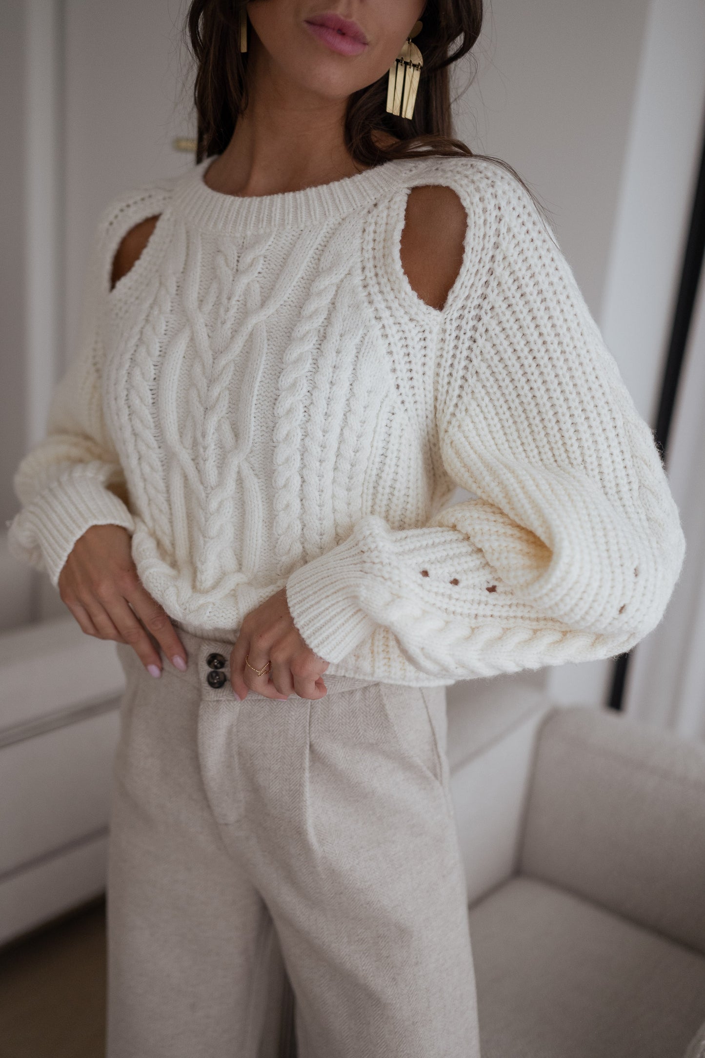 Ecru Alarie Sweater