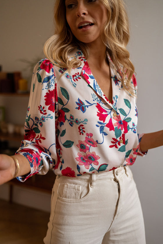 Floral Cuba Shirt