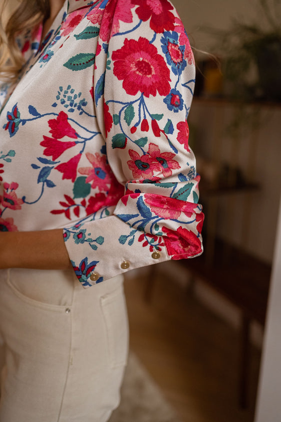 Floral Cuba Shirt