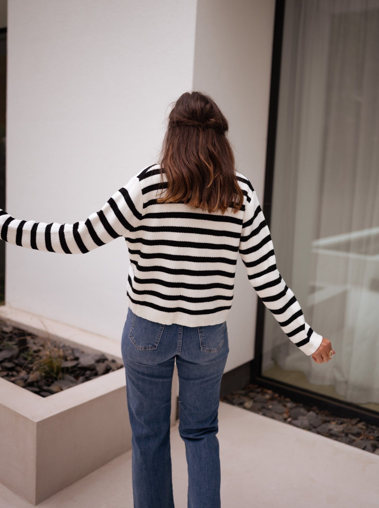 Striped Jeanne Cardigan