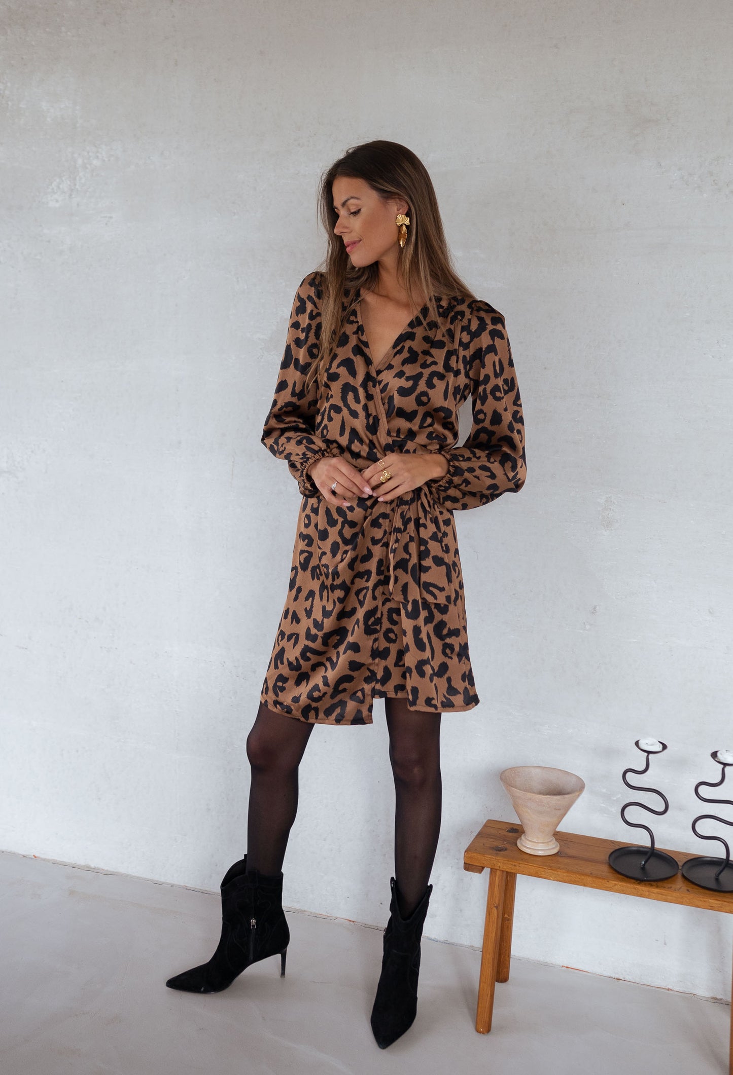 Leopard Verone Dress