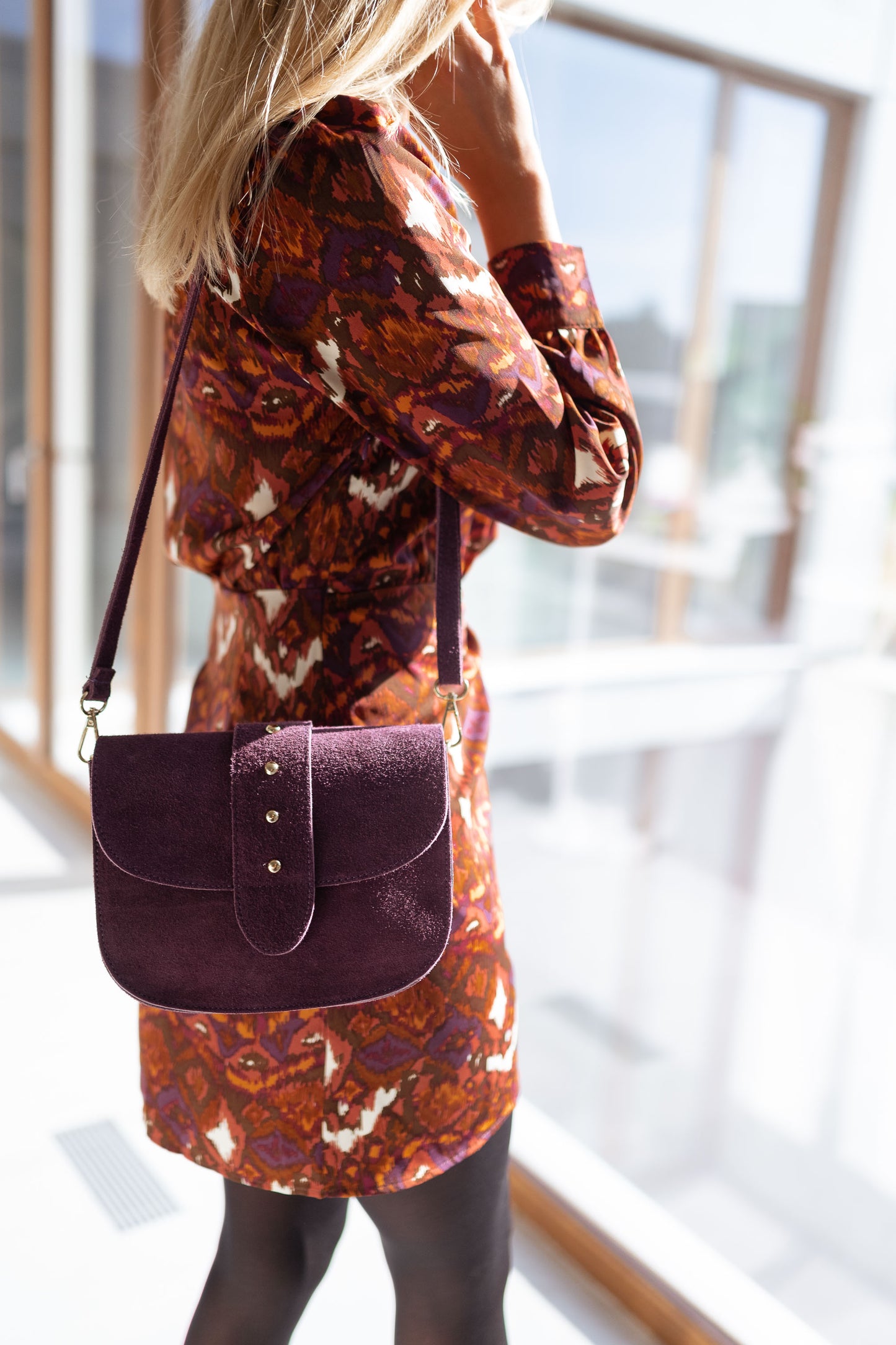 Burgundy Hadia Bag