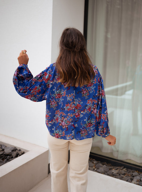 Blue Divna Blouse