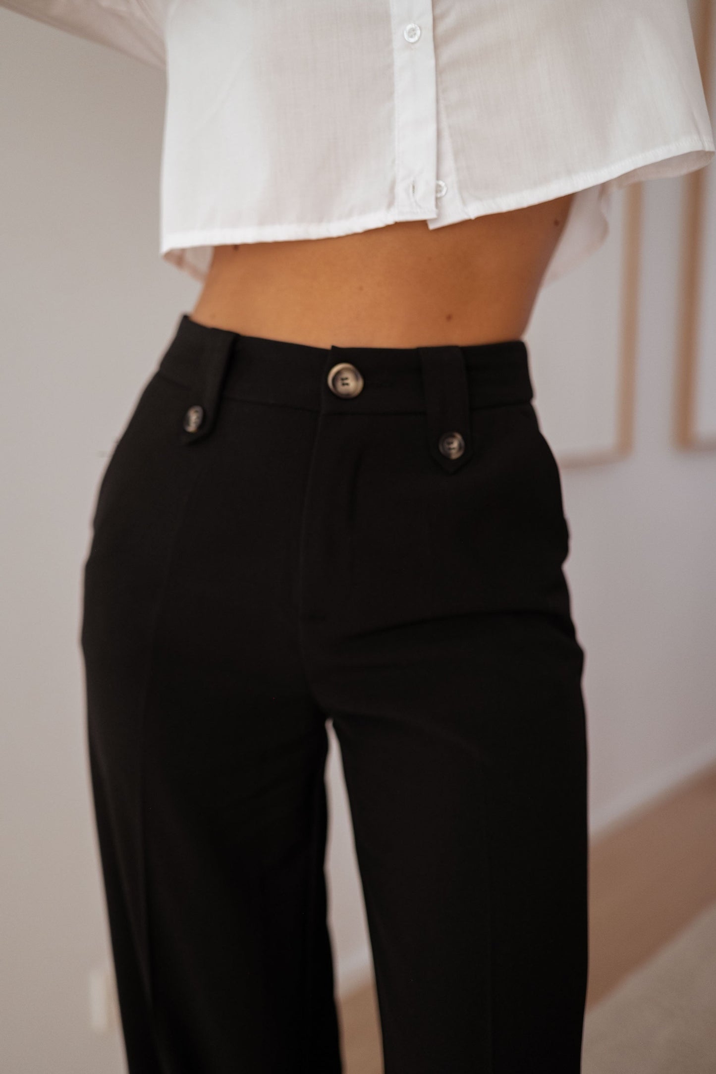 Black Denver Pants