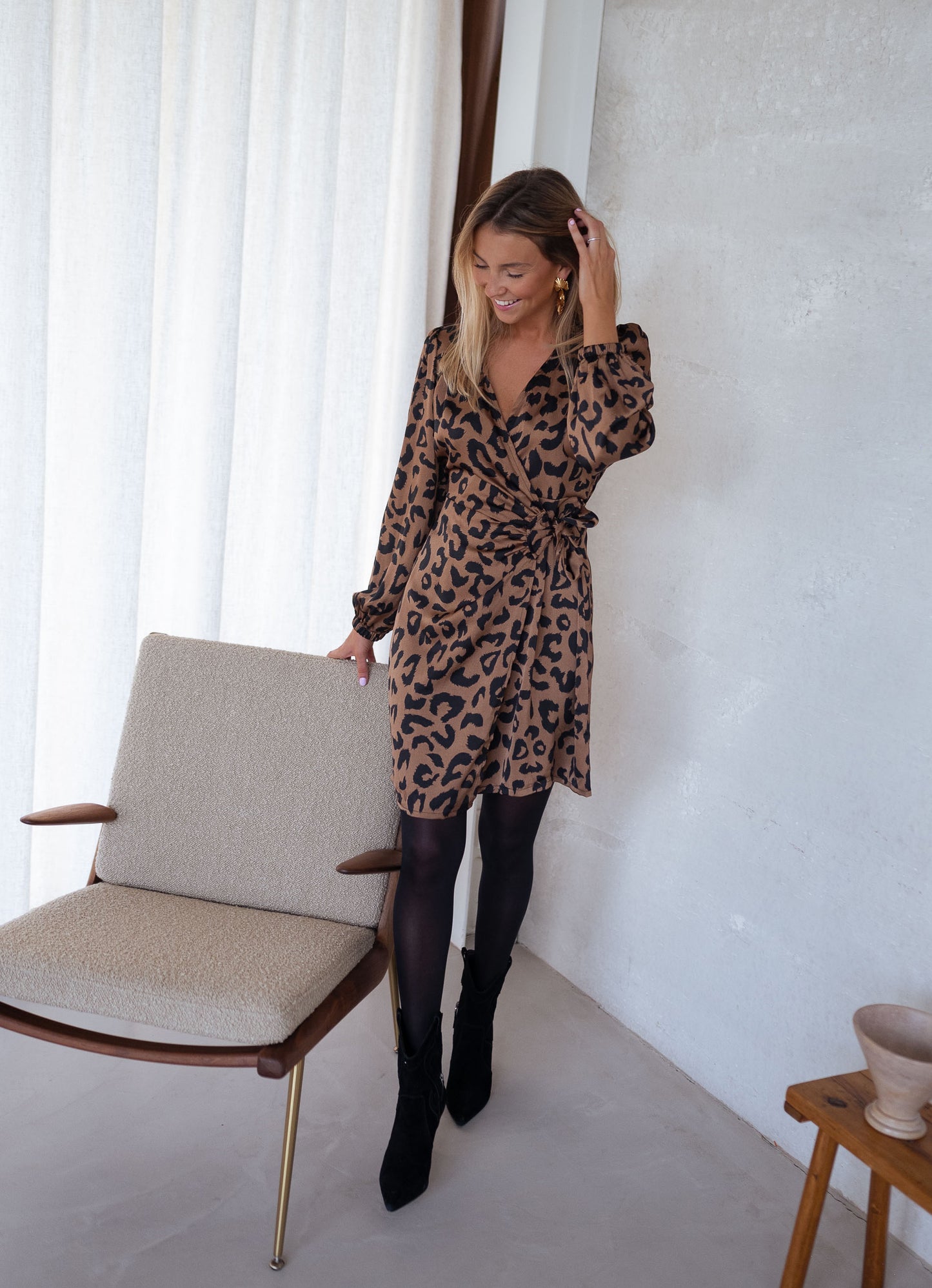 Leopard Verone Dress