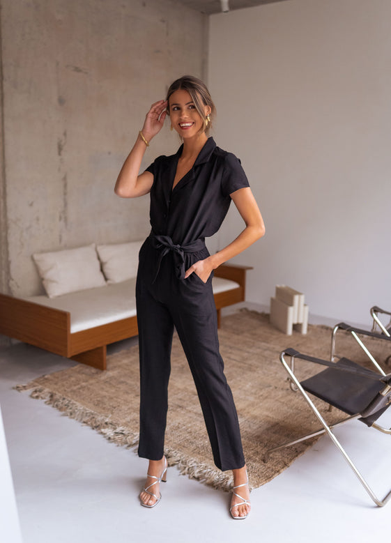 Black Rico Jumpsuit