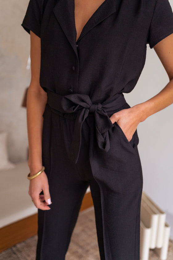 Black Rico Jumpsuit