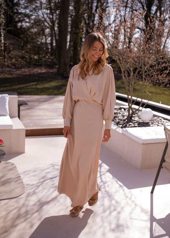 Beige Keeper Dress