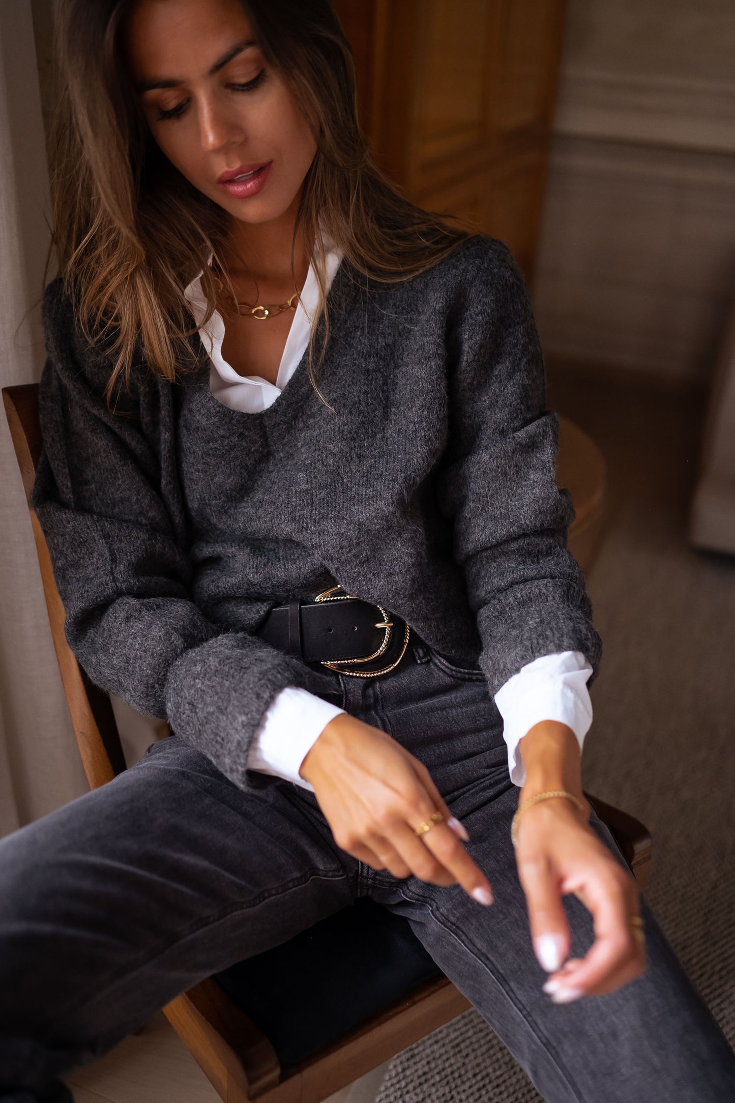 Grey Olyve Sweater