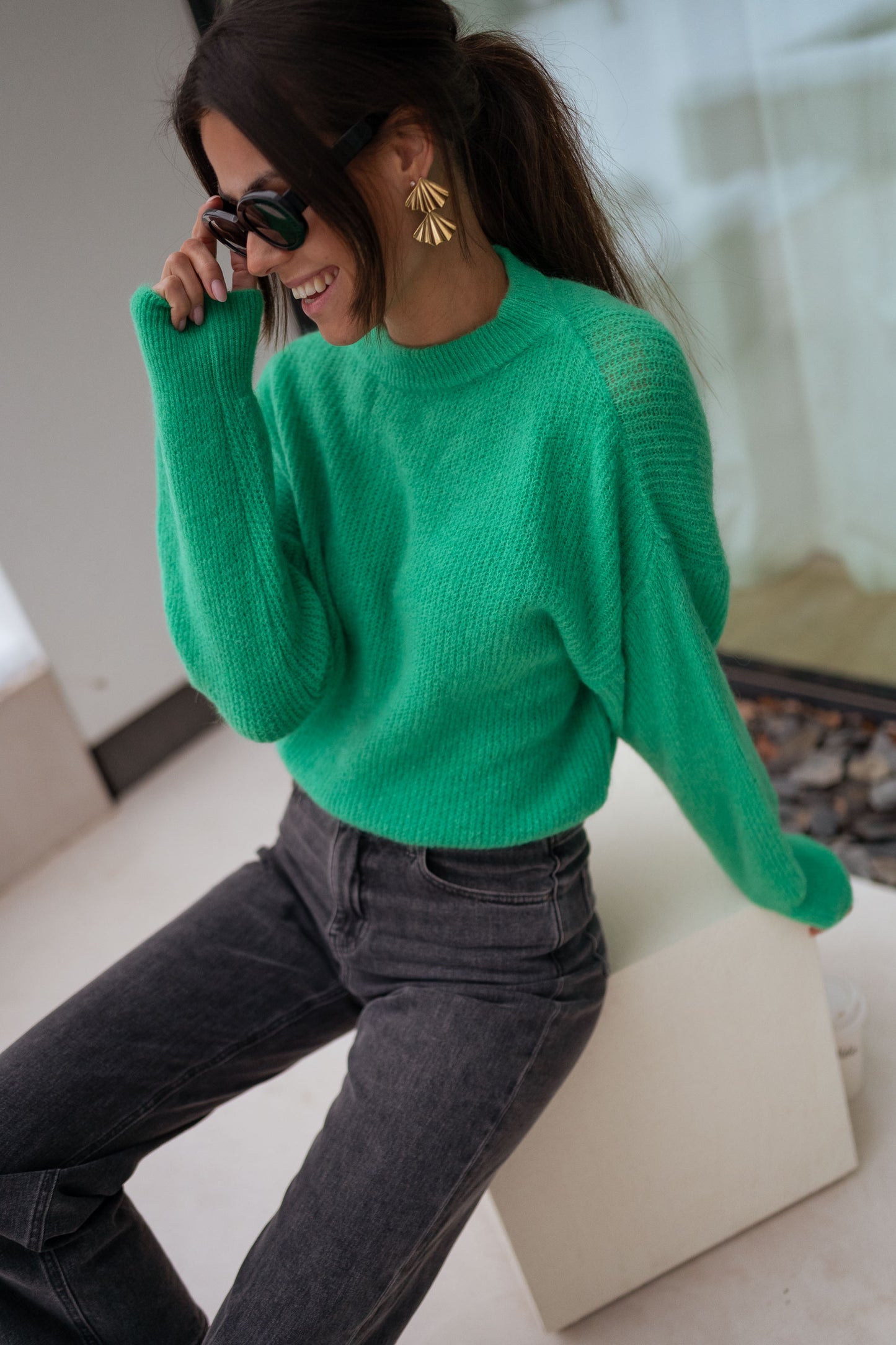 Green Bolla Sweater