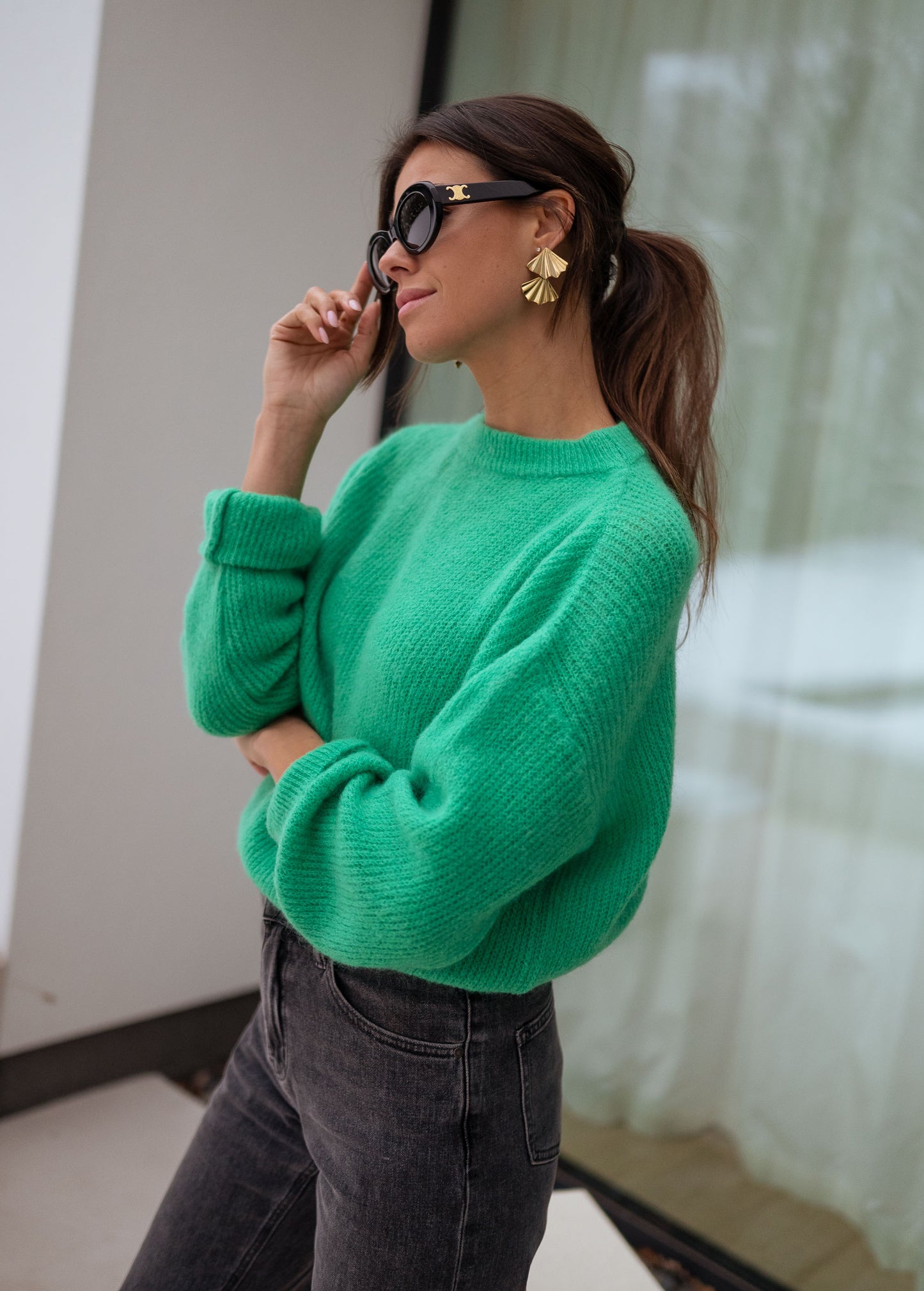 Green Bolla Sweater