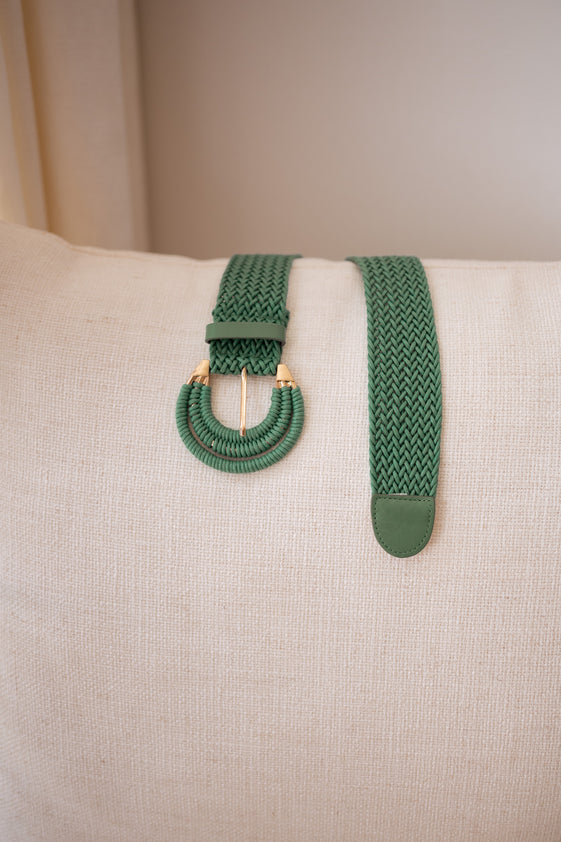 Green Linna Belt Easy Clothes North America Green Linna Belt Easy Clothes North America