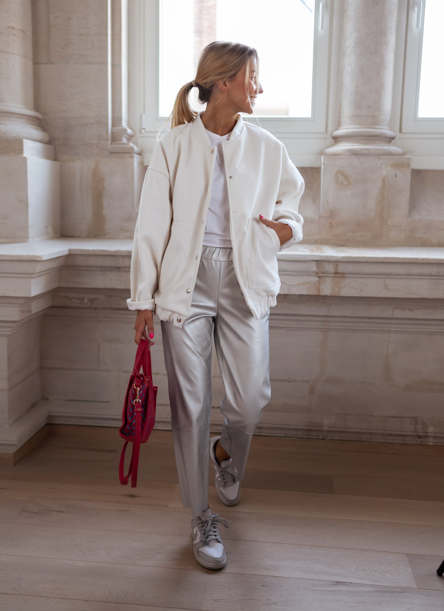 Ecru Mahe Bomber Jacket