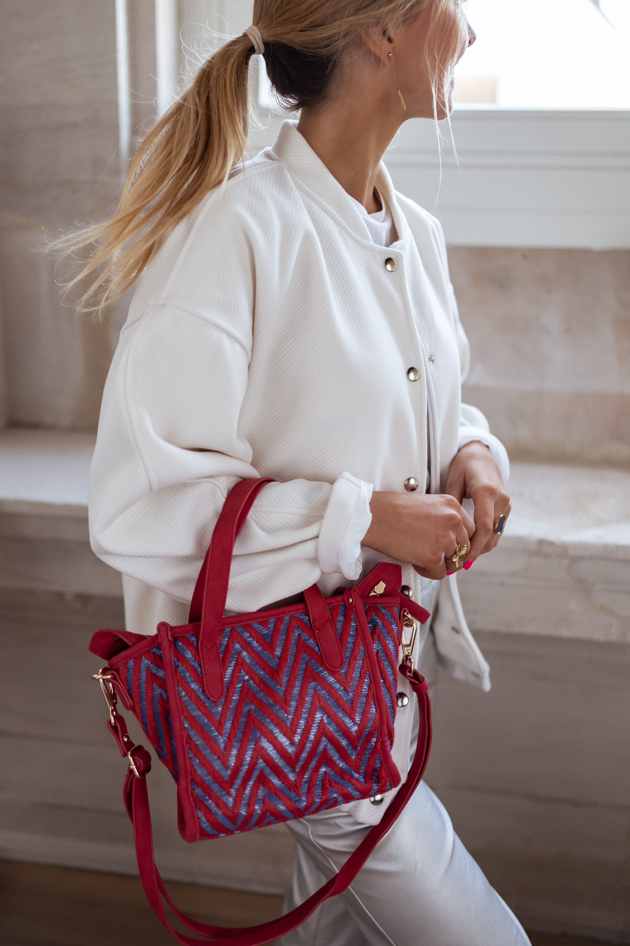 Ecru Mahe Bomber Jacket