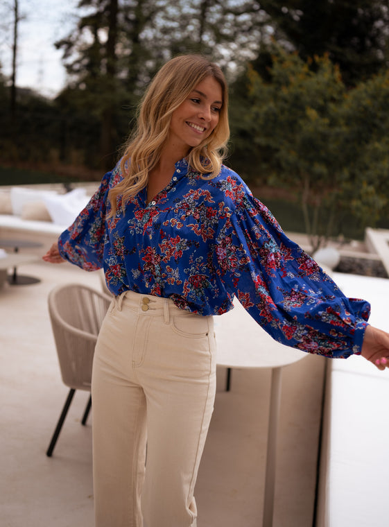 Blue Divna Blouse