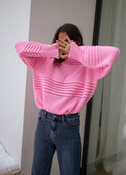 Pink Miley Sweater – Easy Clothes North America