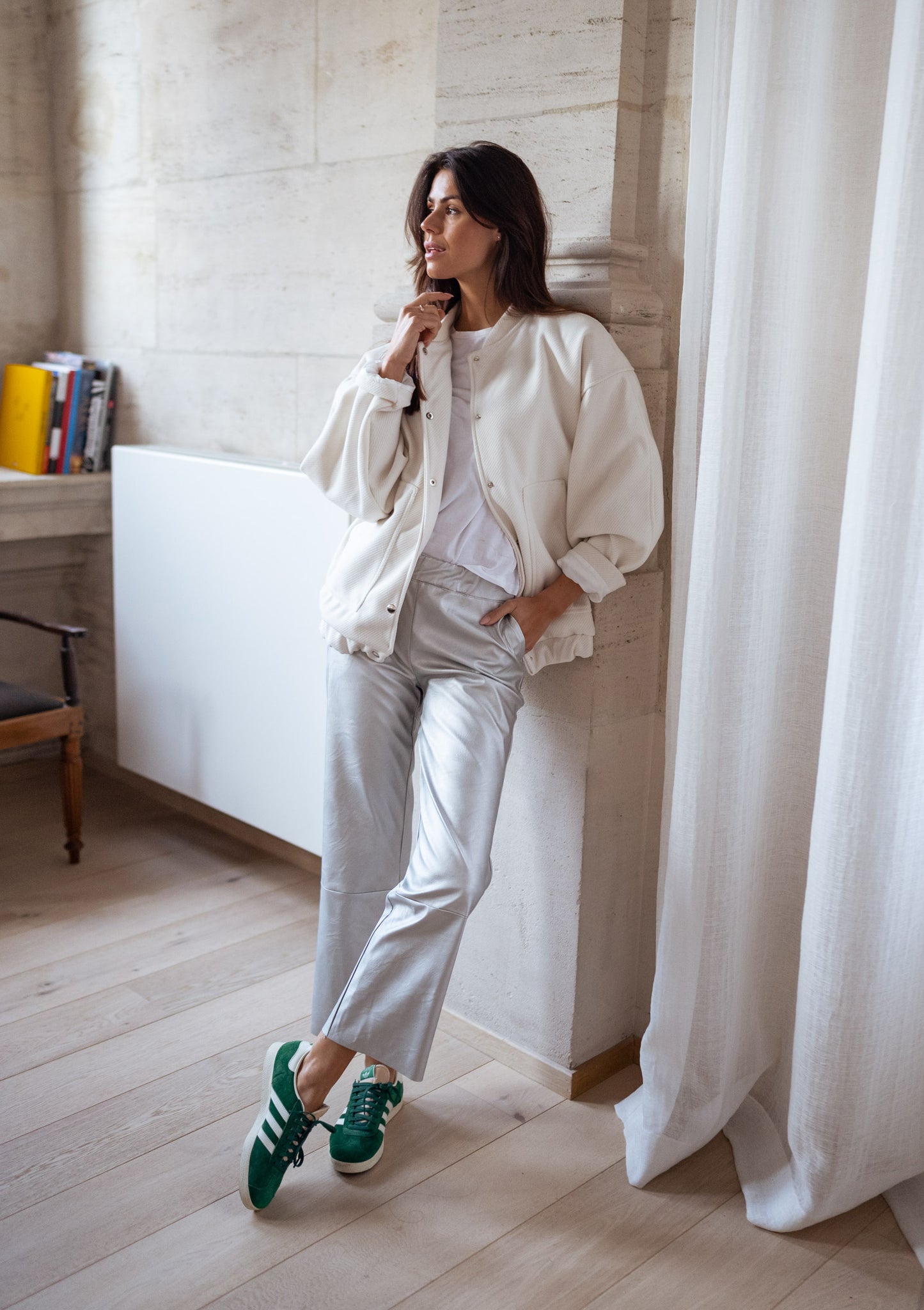 Ecru Mahe Bomber Jacket