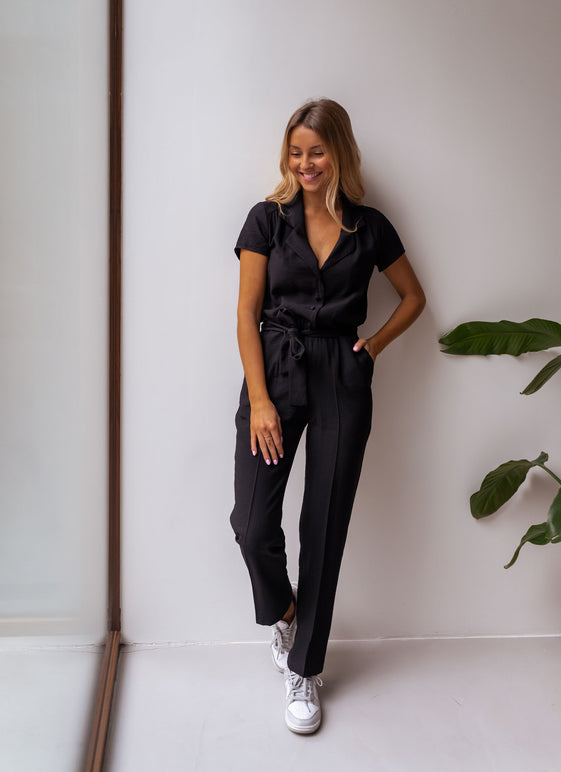 Black Rico Jumpsuit