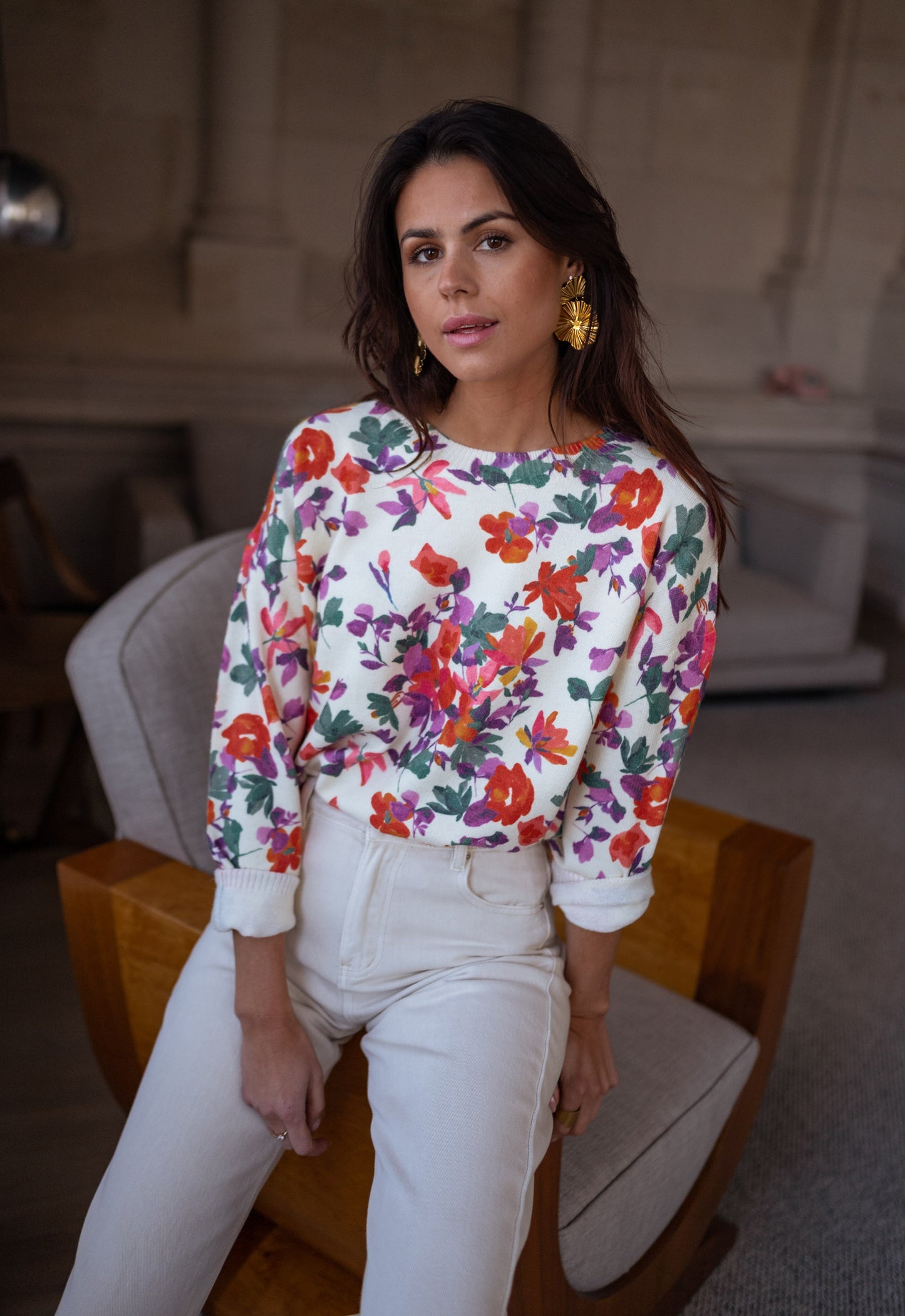 Floral Weston Sweater