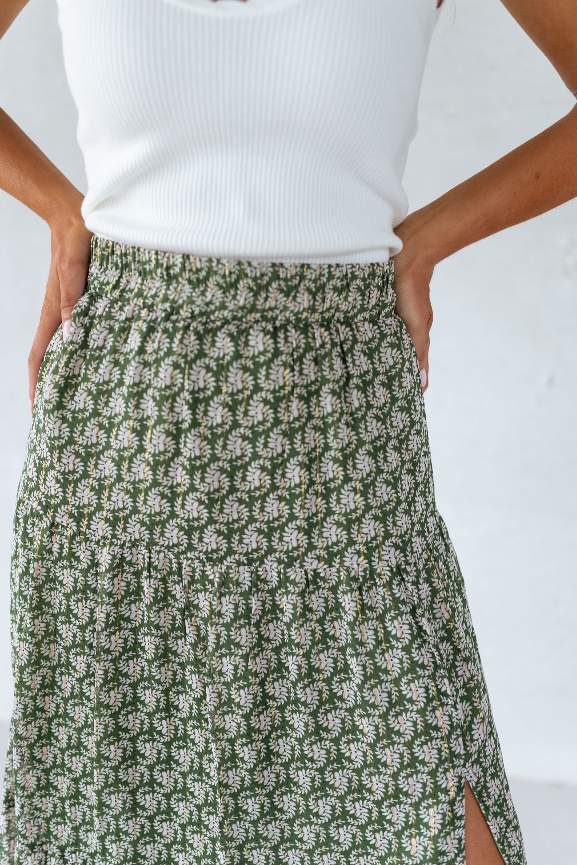 Green Zoe Skirt