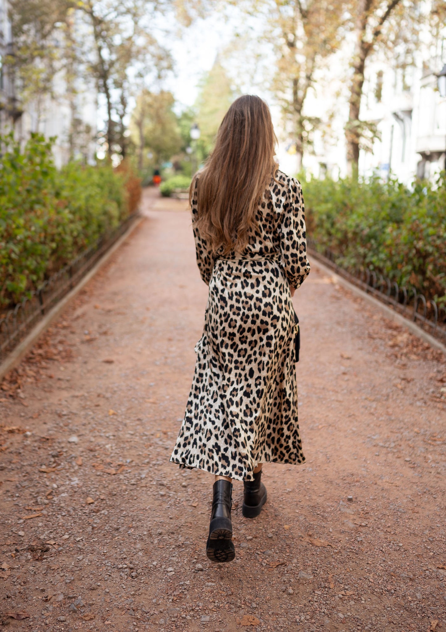 Leopard Fanely Maxi Dress