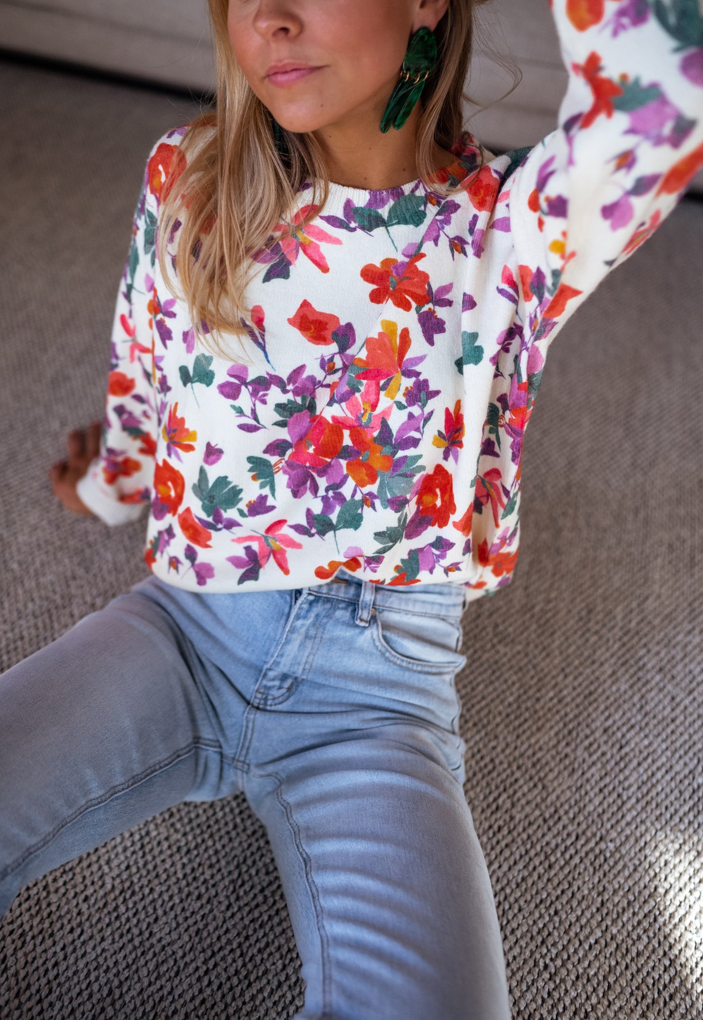 Floral Weston Sweater