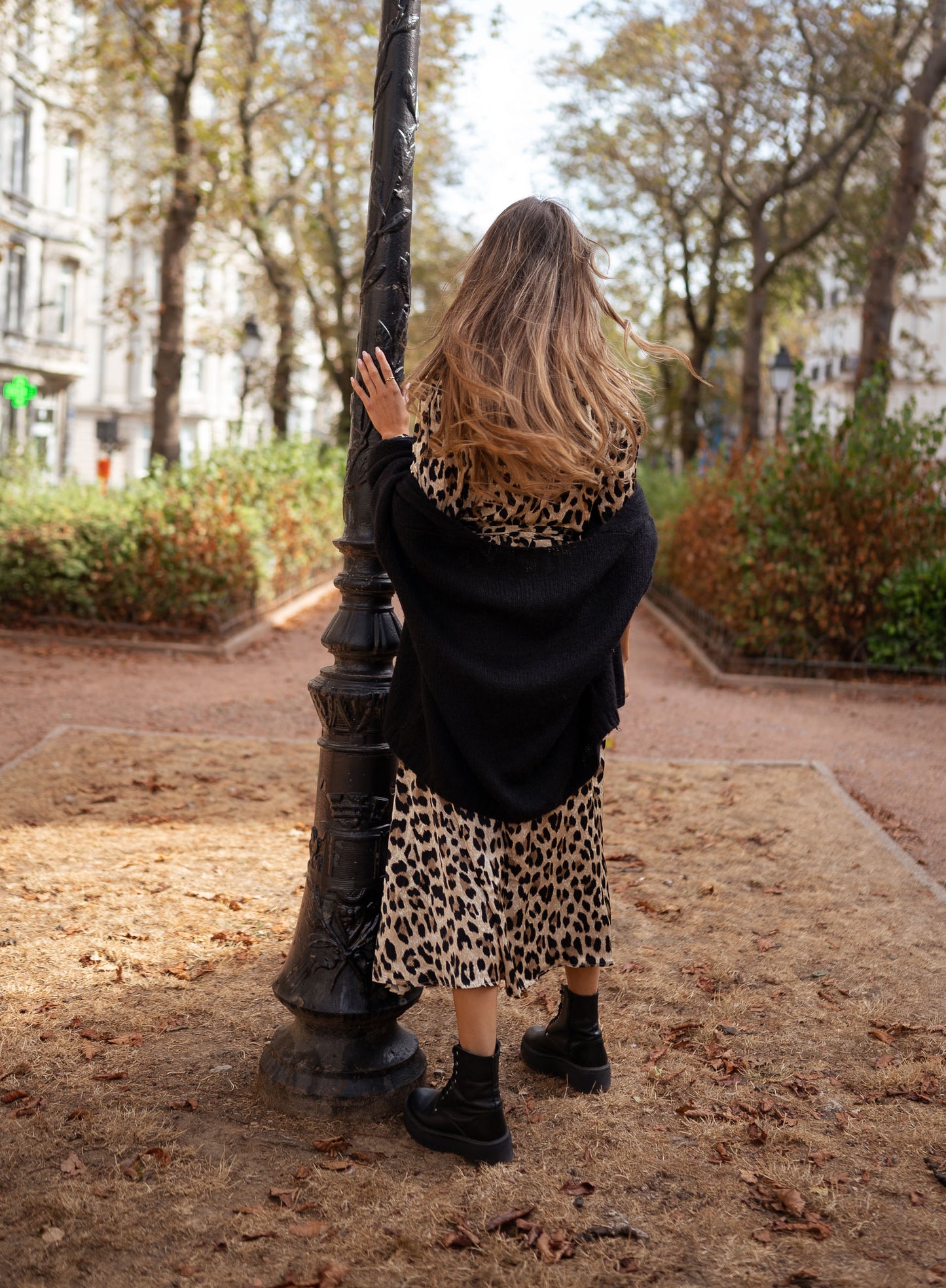 Leopard Fanely Maxi Dress