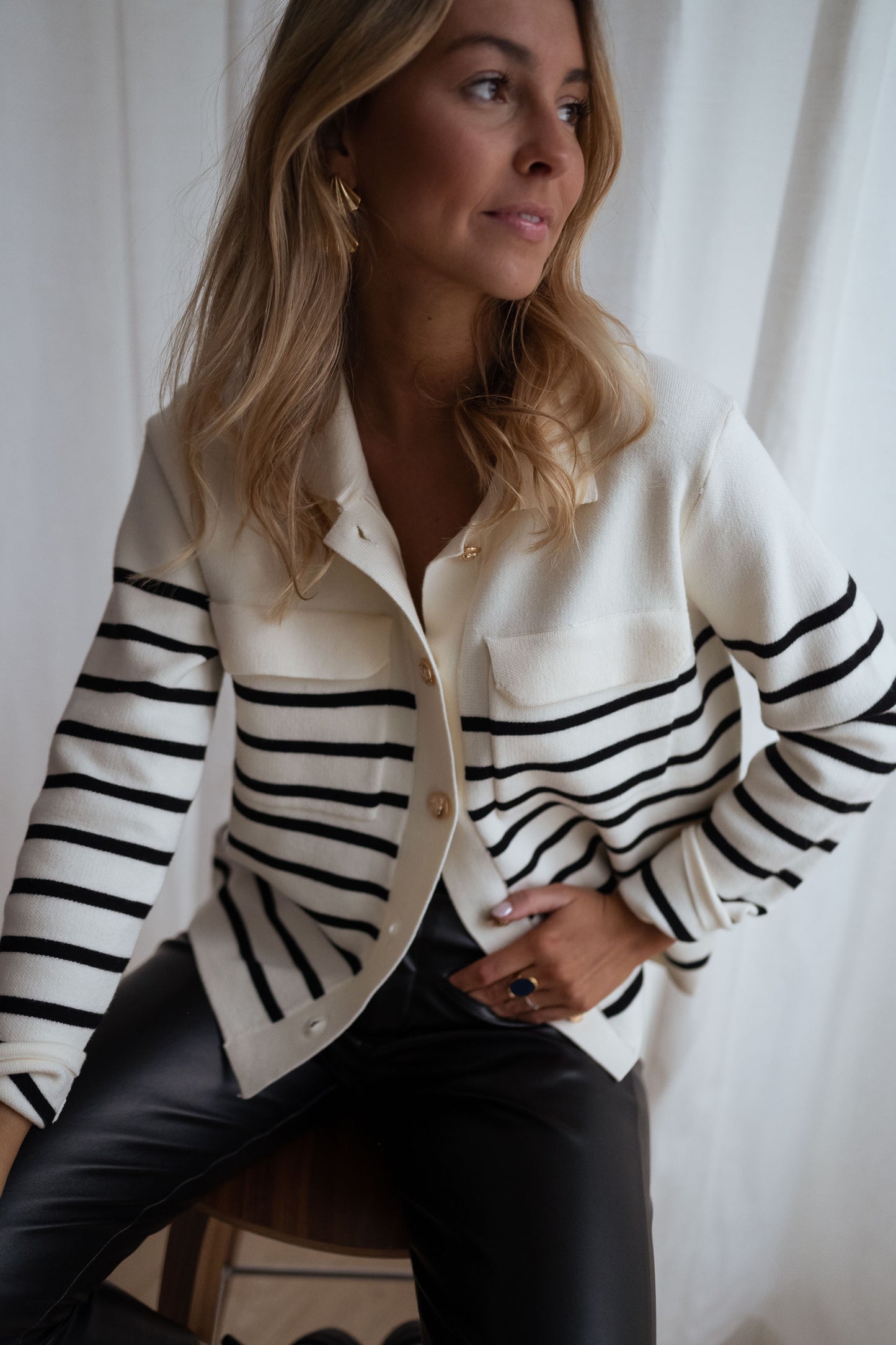 Striped Danie Cardigan