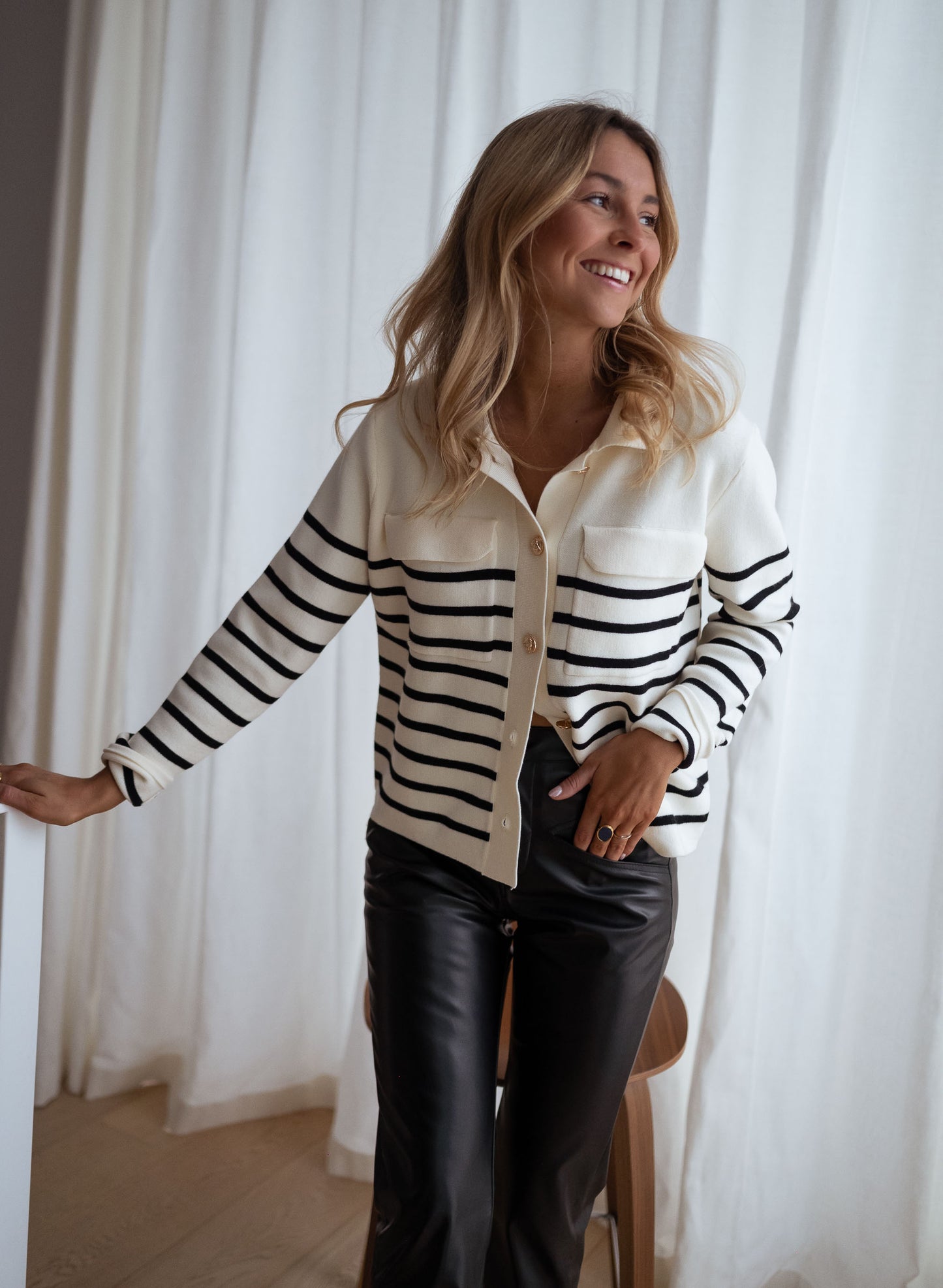 Striped Danie Cardigan